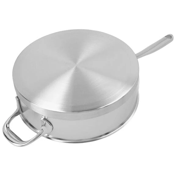 Demeyere Atlantis 3-qt Stainless Steel Saute Pan with Helper Handle - Image 5