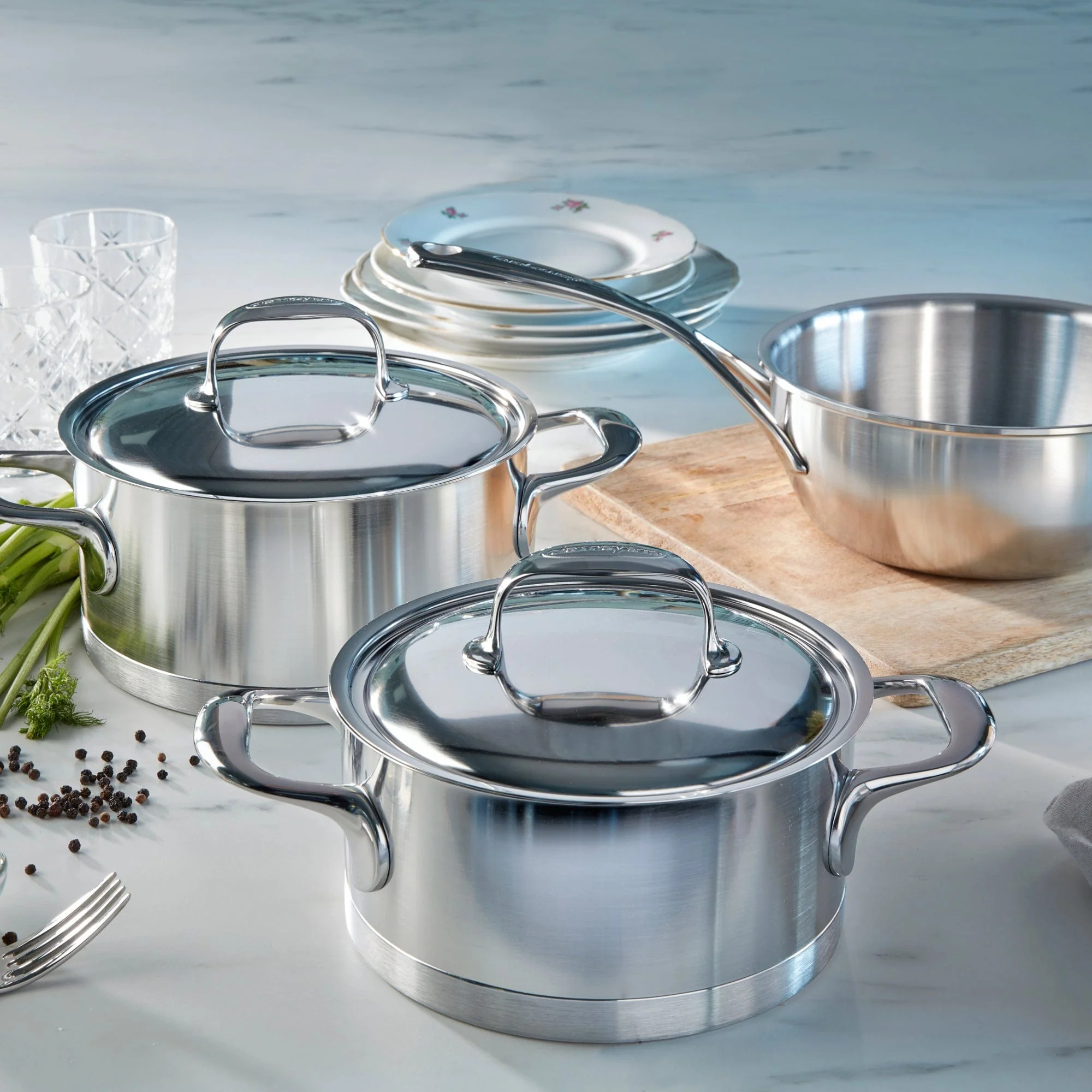 Demeyere Atlantis 8.9-qt Stainless Steel Dutch Oven - Image 7