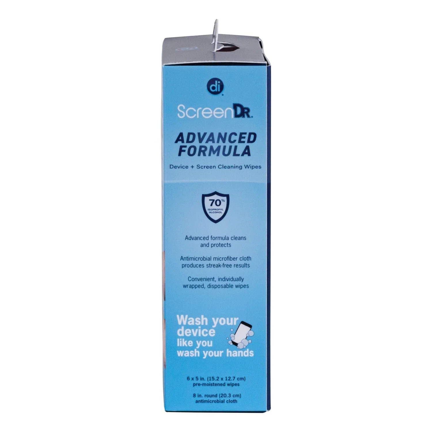 Digital Innovations ScreenDr Advanced Formula Device and Screen Cleaning Wipes with Microfiber Cloth, 120 Count - Image 4