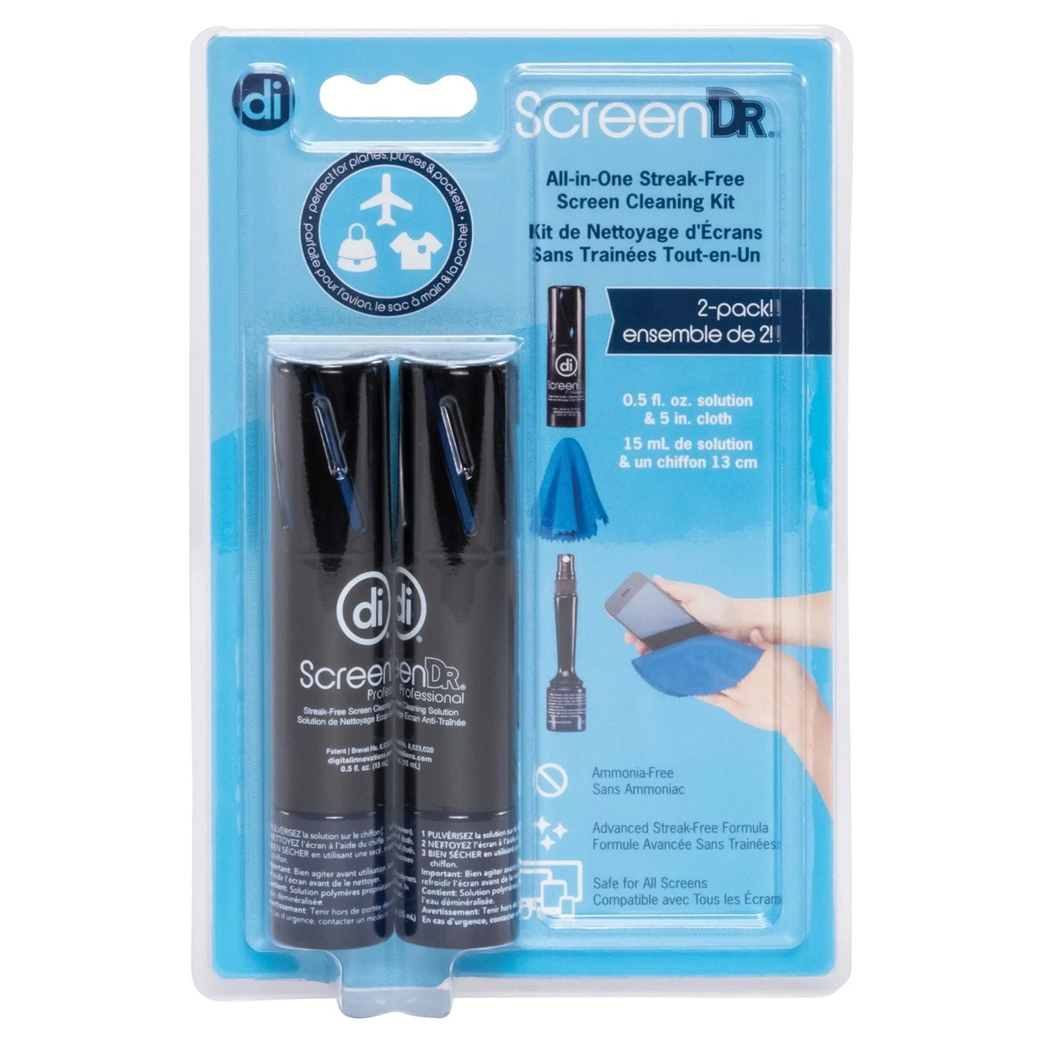 Digital Innovations ScreenDr Screen-Cleaning Kit, 5oz, 2 pk - Image 2