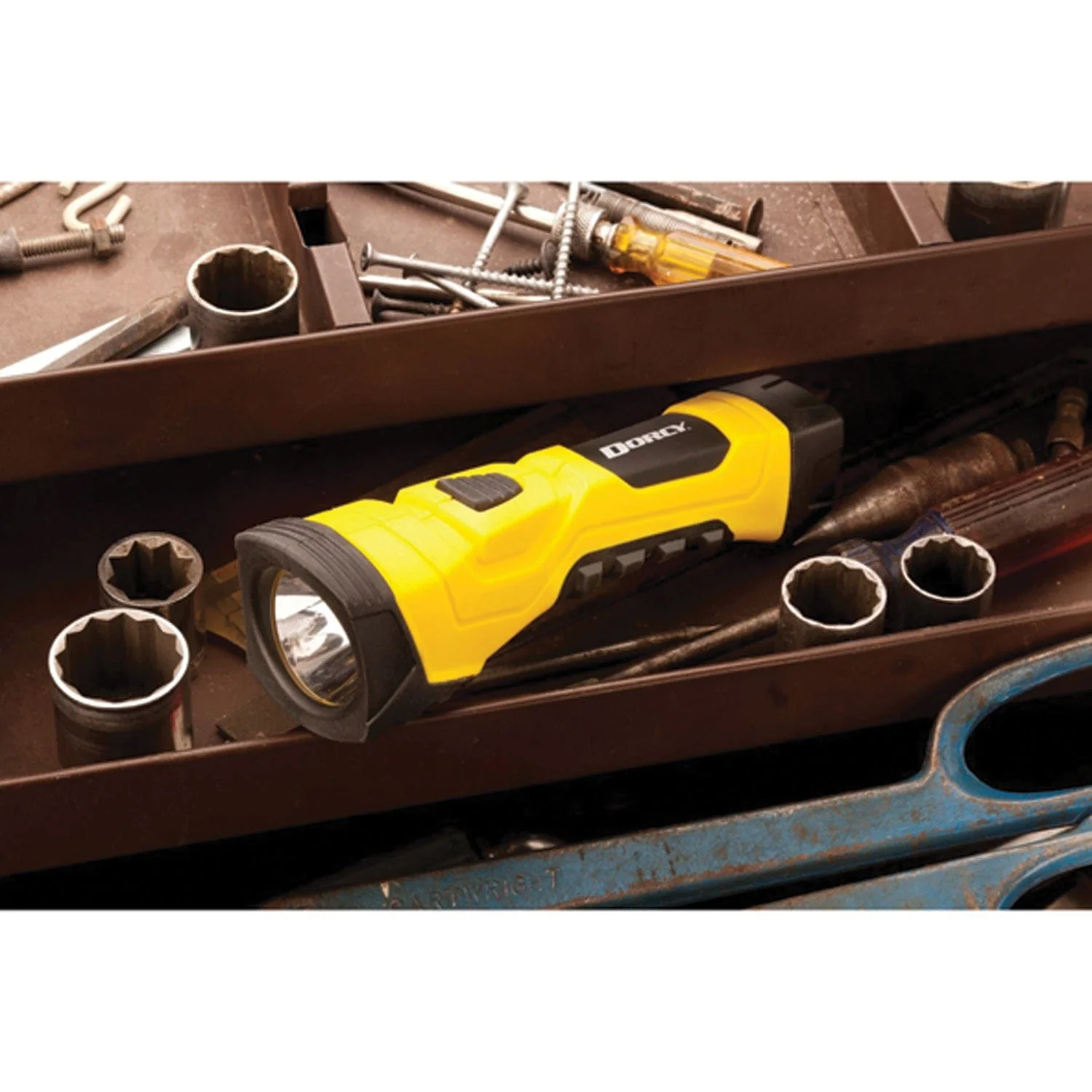 Dorcy 300-Lumen Cyber Light LED Flashlight with Lanyard, Yellow - Image 4