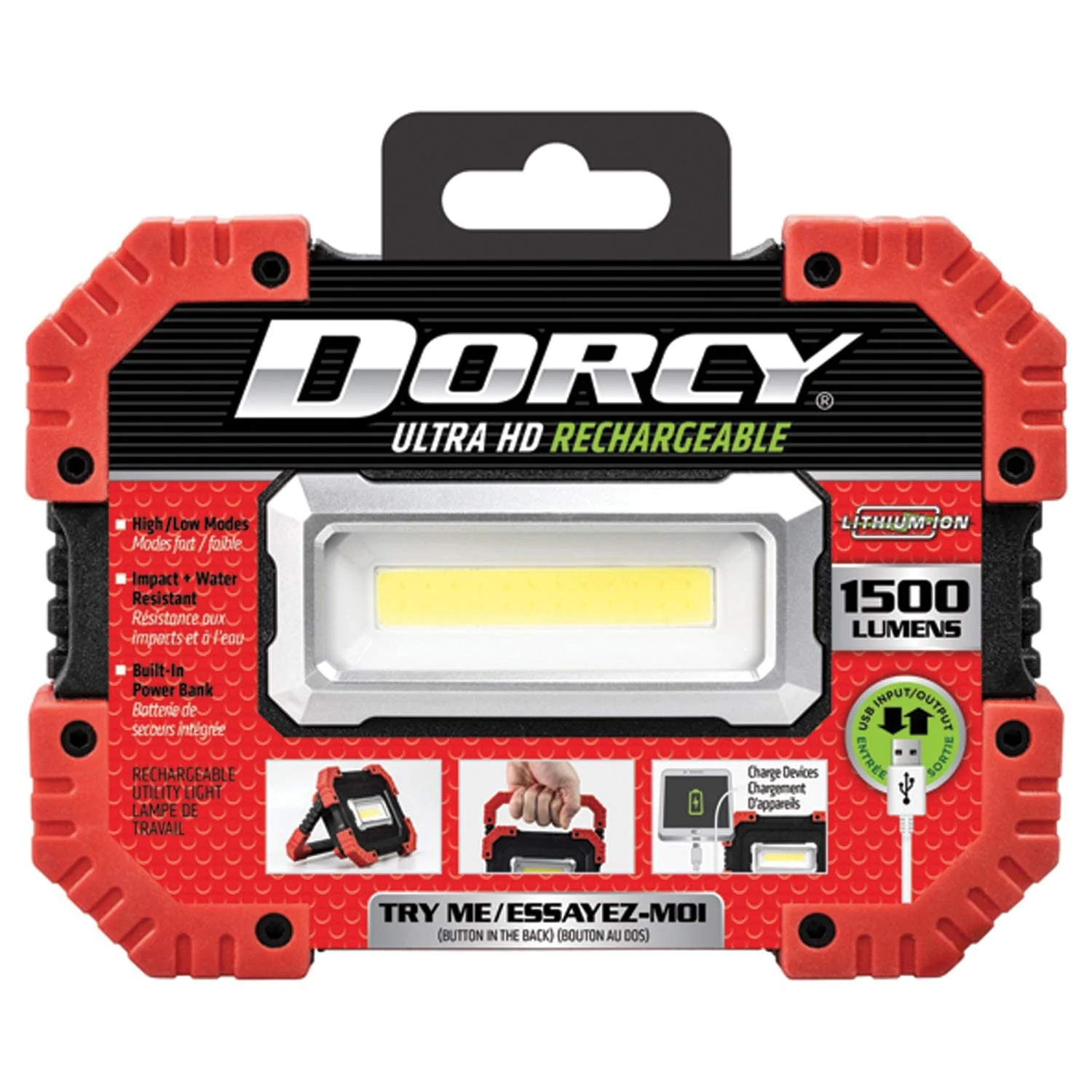 Dorcy Ultra HD USB-Rechargeable Utility Light with Power Bank - Image 4