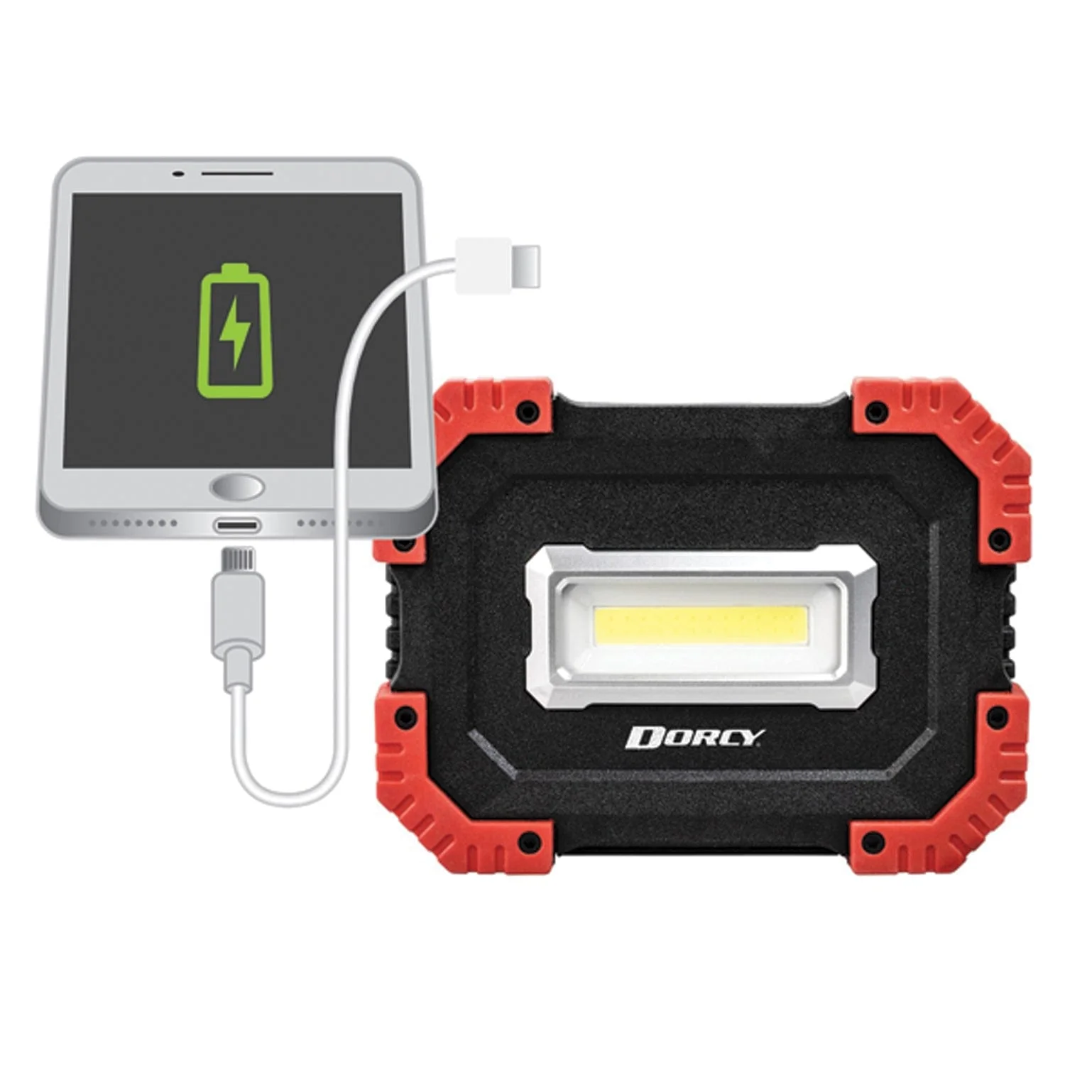 Dorcy Ultra HD USB-Rechargeable Utility Light with Power Bank - Image 5