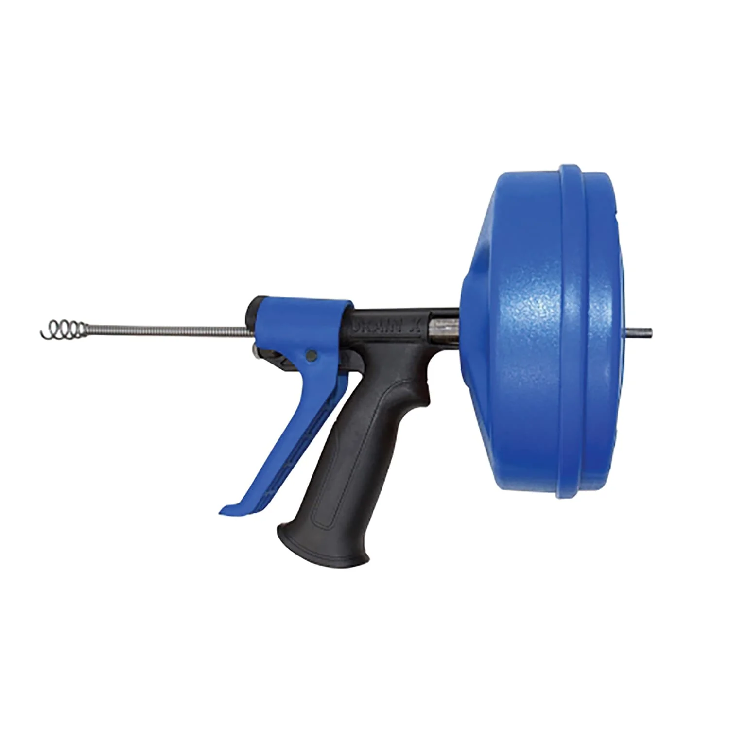 DrainX SPINFEED Drum Auger Drain Snake, Auto Extend and Retract, with Work Gloves and Carrying Bag, 35 Ft. - Image 4