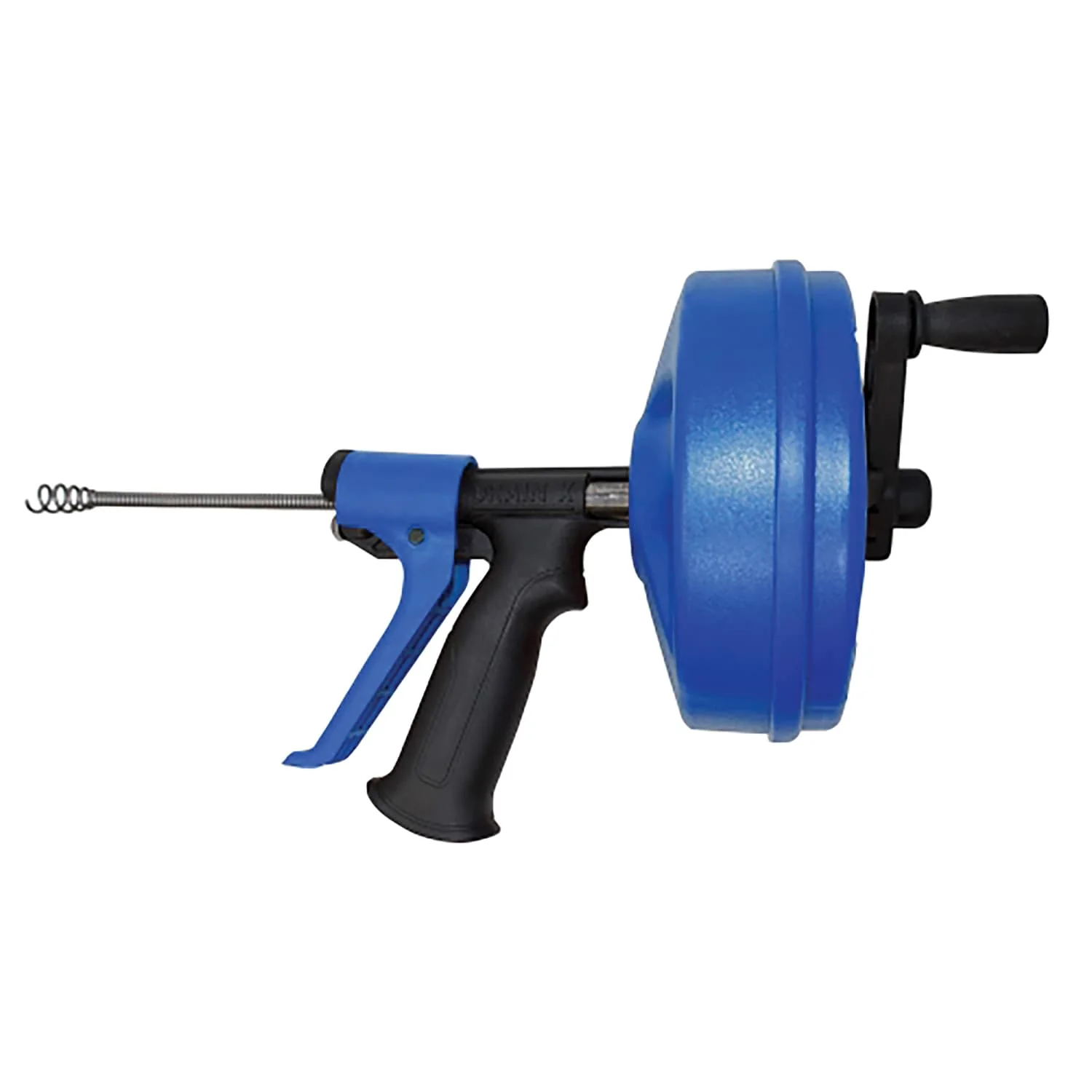 DrainX SPINFEED Drum Auger Drain Snake, Auto Extend and Retract, with Work Gloves and Carrying Bag, 35 Ft. - Image 5