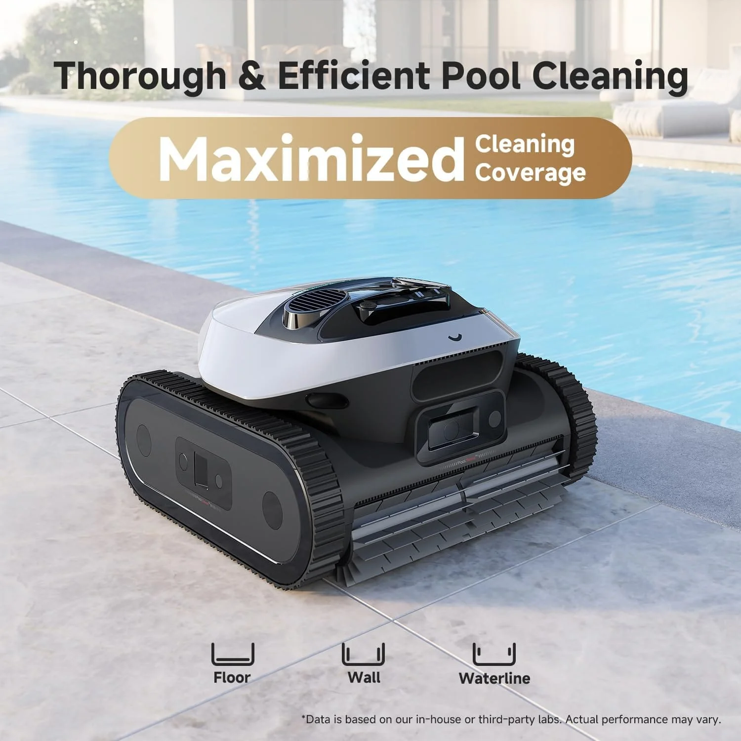 Dreame Z1 Pro Cordless Robotic Pool Cleaner, LiFi Remote Control, 8000 GPH Suction, Waterline Cleaning, Auto-Retrieval, Above and In-Ground Pools - Image 6