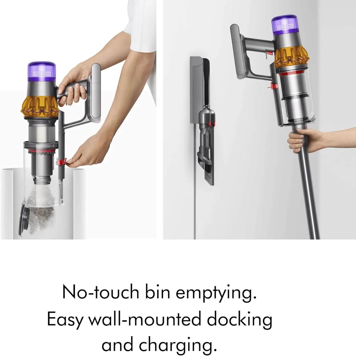 Dyson V15 Detect Cordless Vacuum Cleaner, Yellow/Nickel - Image 9