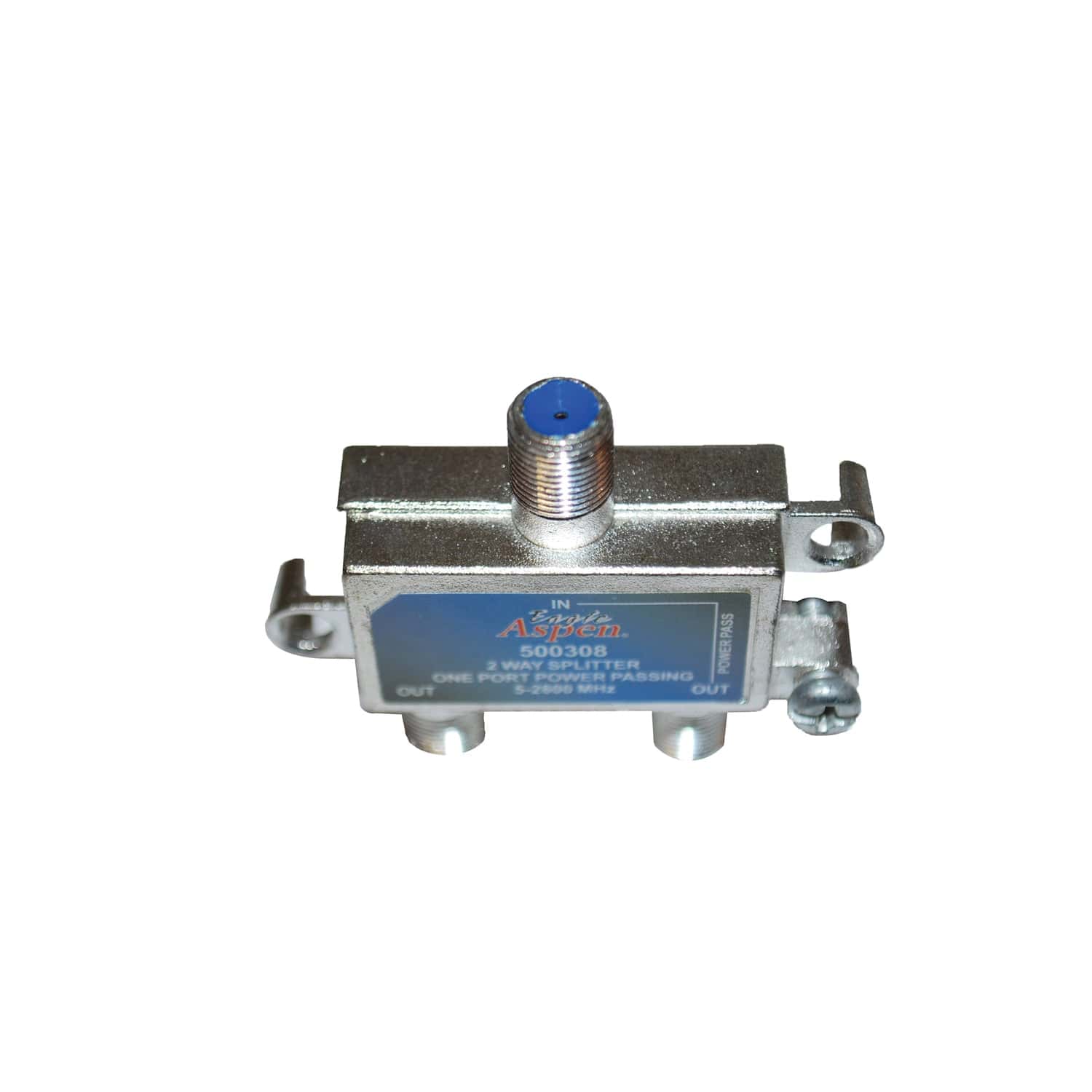Eagle Aspen 2-Way 2600-MHz Coaxial Splitter with 1-Port Power Passing - Image 3