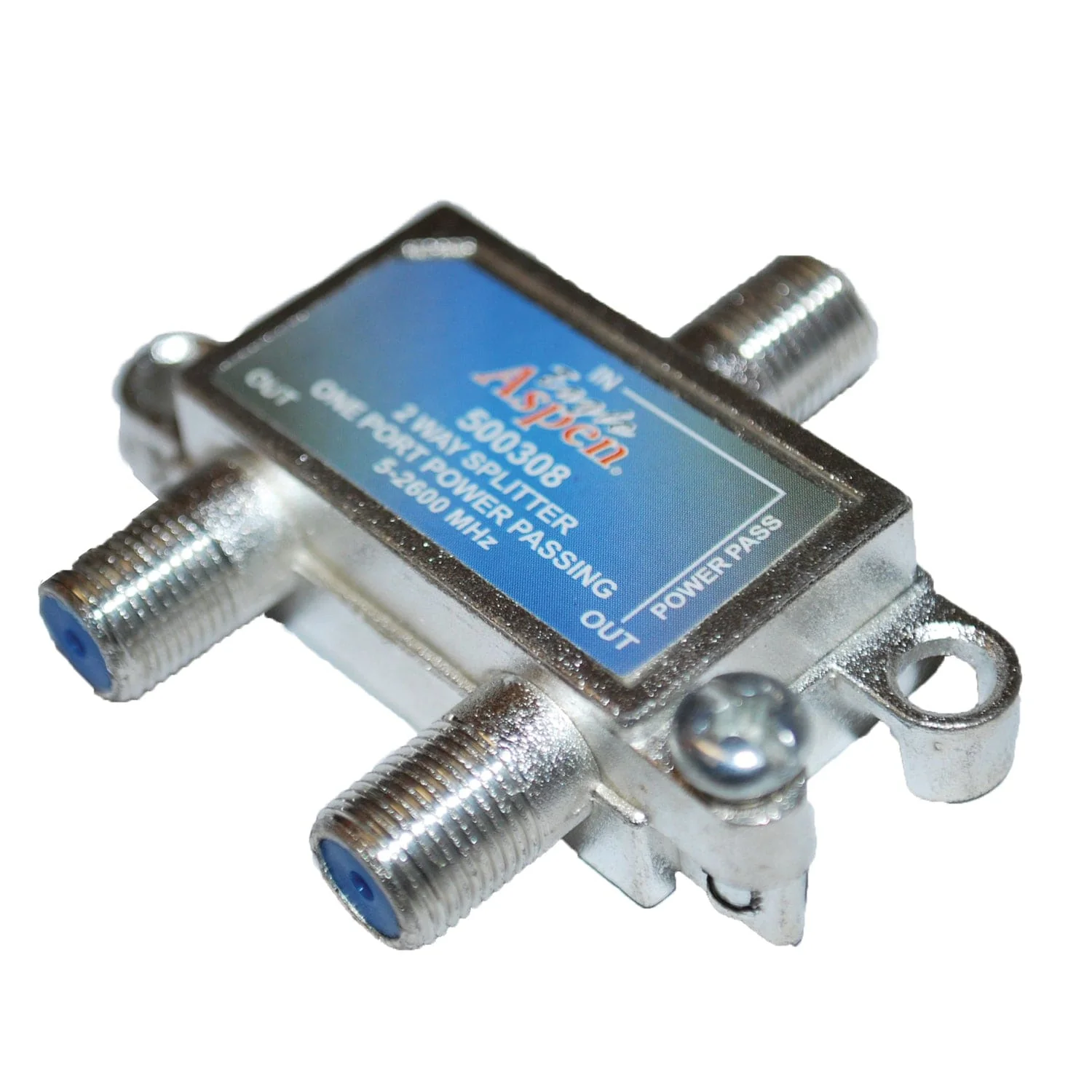 Eagle Aspen 2-Way 2600-MHz Coaxial Splitter with 1-Port Power Passing - Image 5