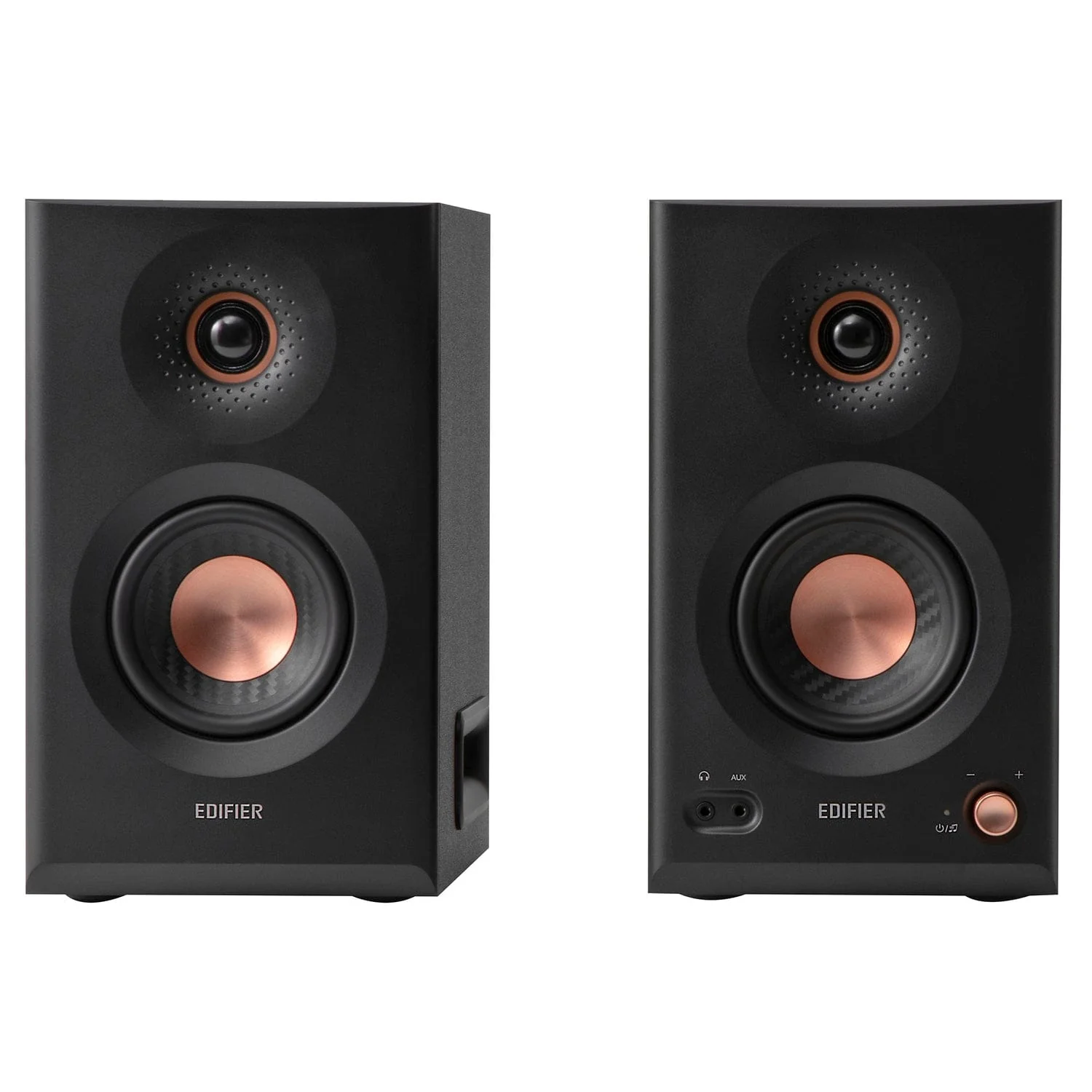 Edifier 110-Watt-RMS Bluetooth MR5 Powered 2.0 Studio Monitor Speaker Set with 5-In. Woofers, Hi-Res Audio/Hi-Res Audio Wireless, Pair, Black - Image 5