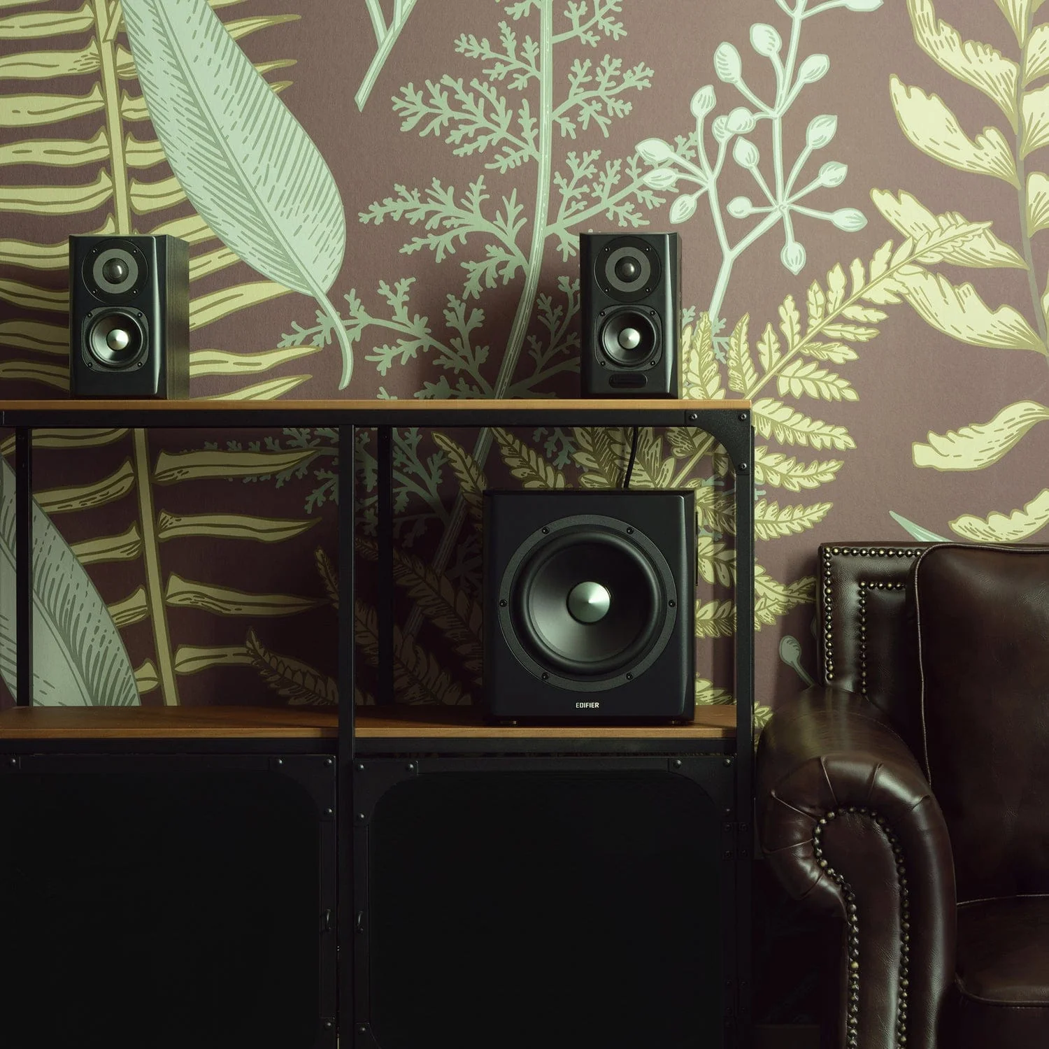 Edifier 150-Watt Continuous-Power Amplified Bluetooth 2.1 Bookshelf Speakers with Subwoofer and Remote, S351DB - Image 5