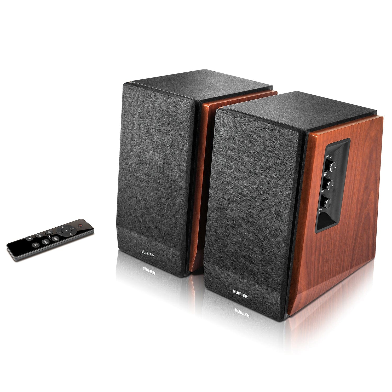 Edifier 66-Watt Continuous-Power Amplified Bluetooth 2.0 Bookshelf Speaker System with Sub Out and Remote, R1700BTs, 2 Count - Image 4