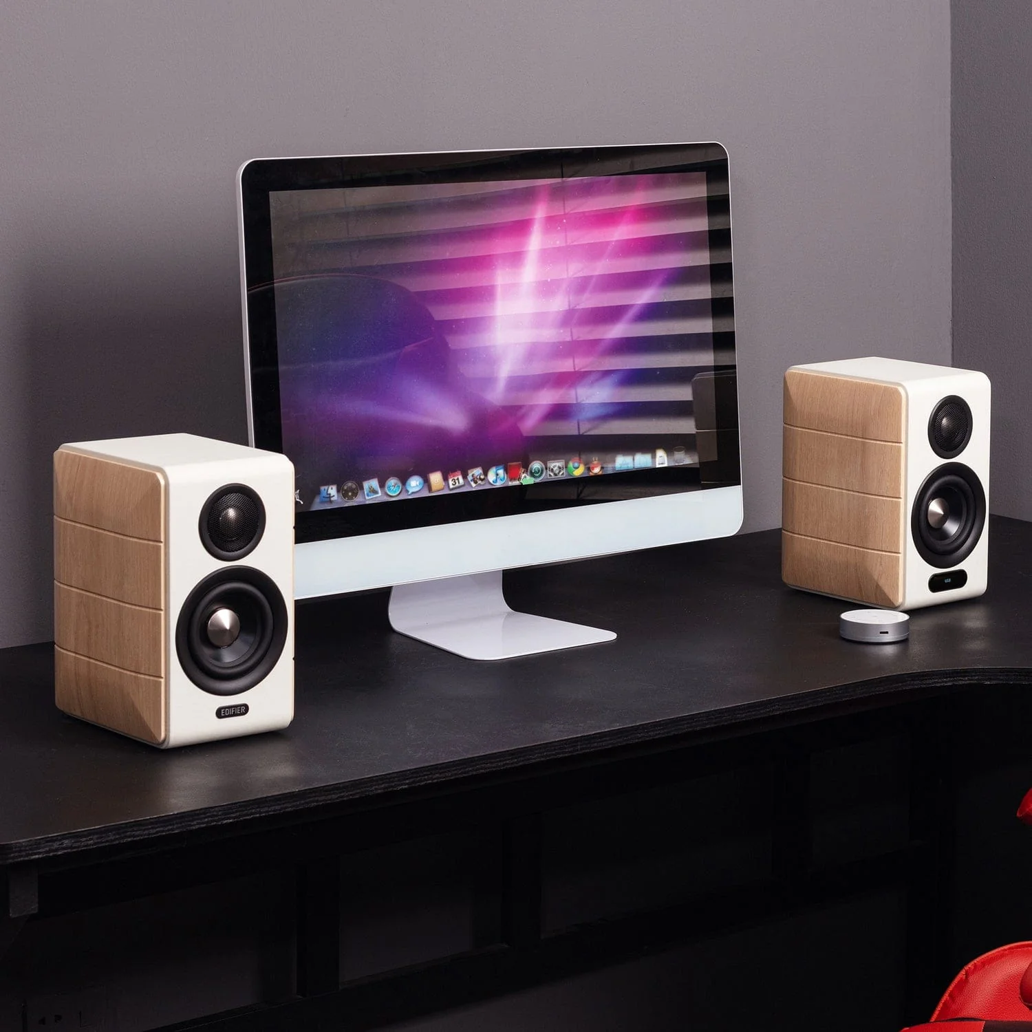 Edifier 88-Watt Continuous-Power Amplified Bluetooth Hi-Fi 2.0 Bookshelf Speaker System with Sub Out and Remote, S880DB MKII, 2 Count - Image 3