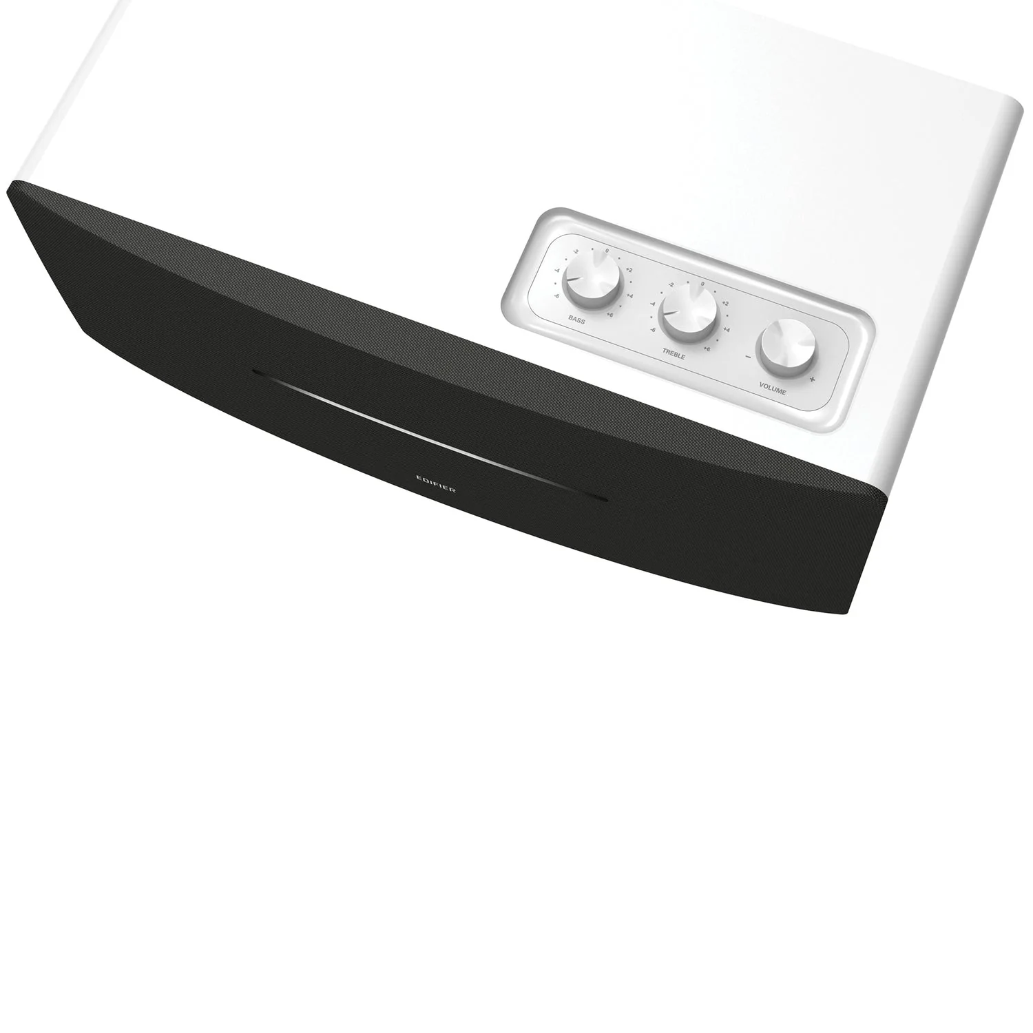 Edifier D12 Desktop 70-Watt Continuous-Power Bluetooth Amplified Integrated Stereo Speaker with Remote, White - Image 5