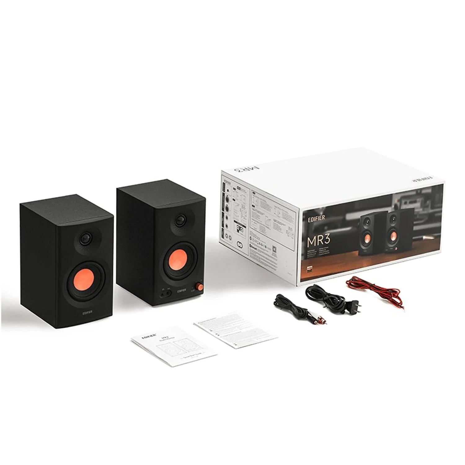 Edifier MR3 36-Watt-Continuous Powered 2.0 Studio Monitor Speaker System, 2 Count, Black - Image 4