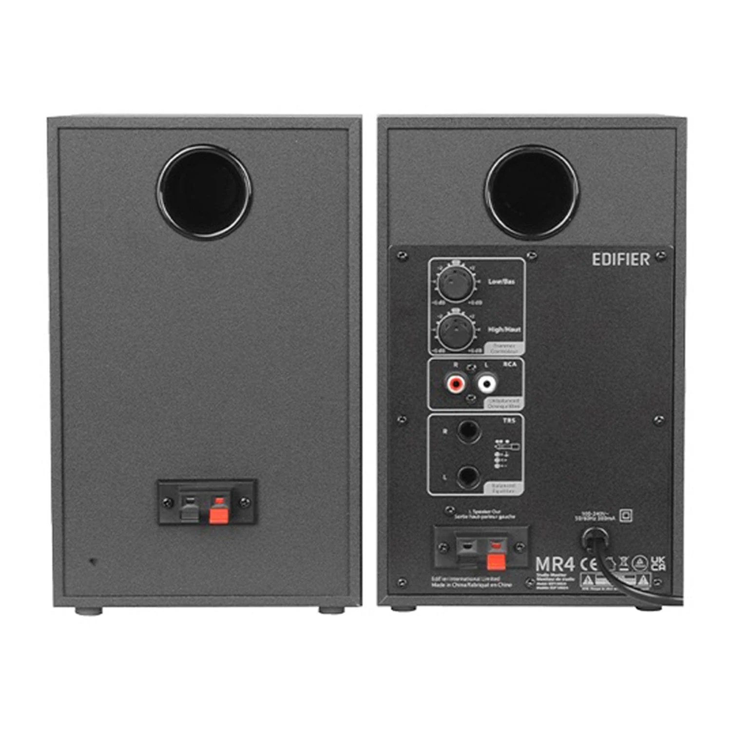 Edifier MR4 42-Watt-Continuous Powered 2.0 Studio Monitor Speaker System, 2 Count, Black - Image 3