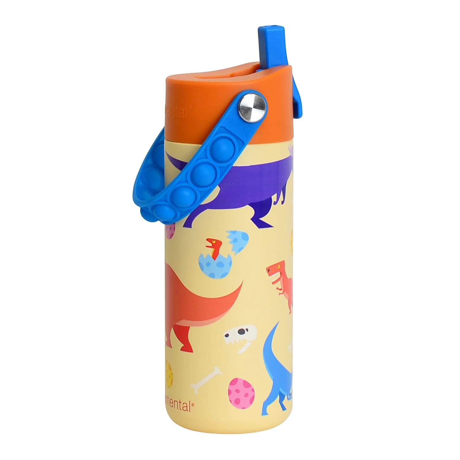 Elemental Core Pop Stainless Steel Water Bottle, 18 Oz., Dino Rage
