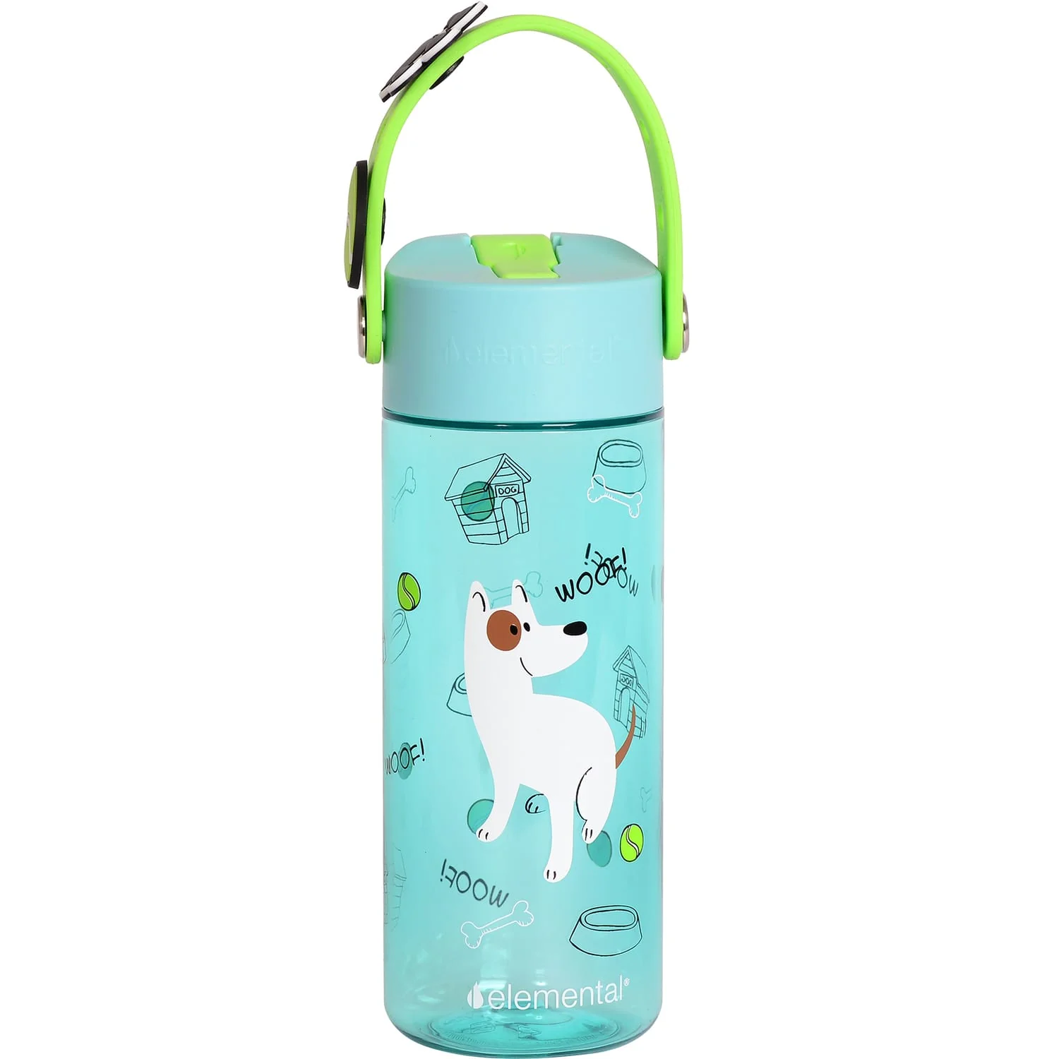 Elemental Splash Charm Tritan Water Bottle, 18 Oz., Pup Pal - Image 4