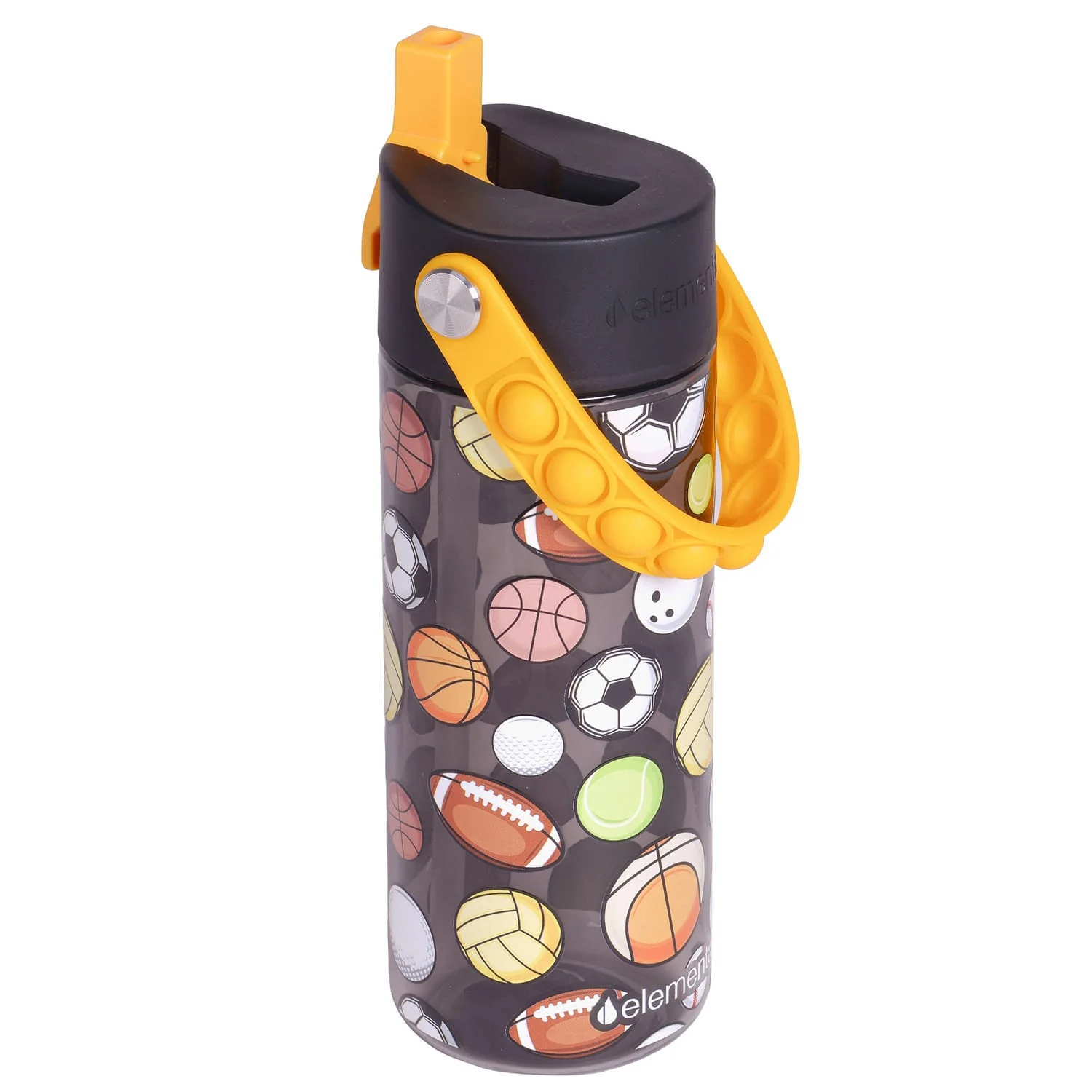 Elemental Splash Pop Tritan Water Bottle, 18 Oz., Sports Ball - Image 5