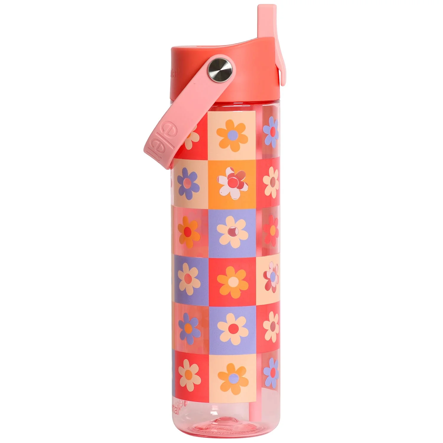 Elemental Splash Tritan Bottle, 26 Oz., Checkered Flowers - Image 3