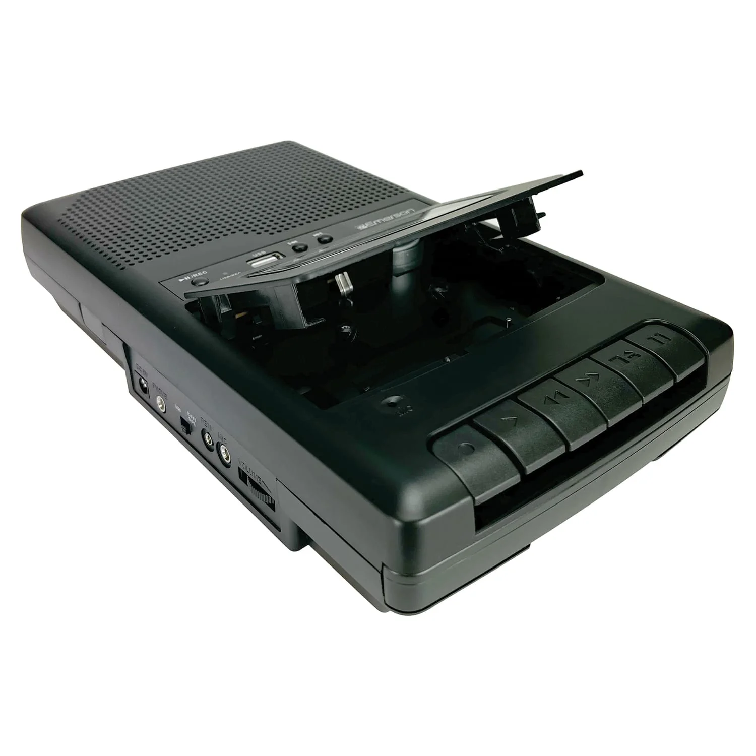 Emerson Portable Cassette Player and Recorder, Black, EPC-3000 - Image 2