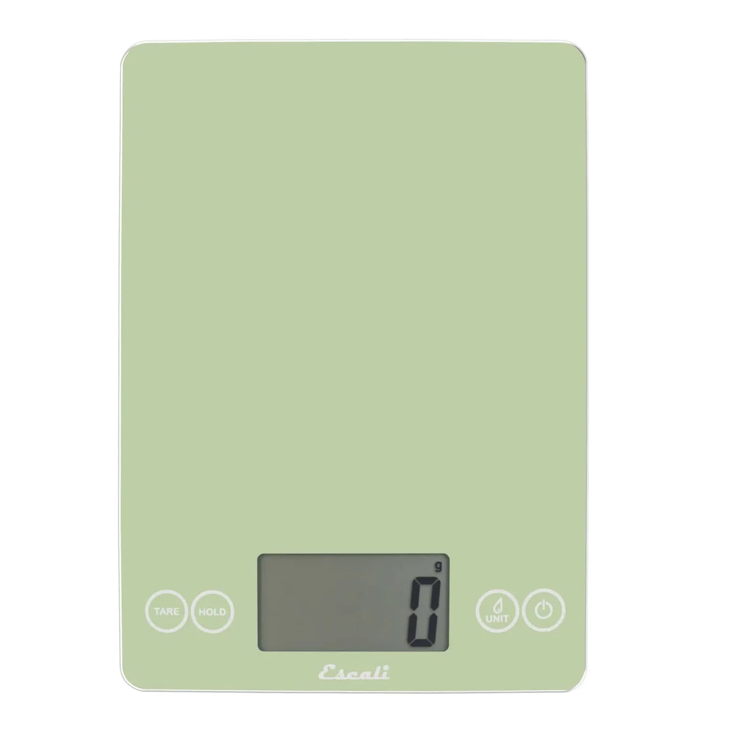 Escali Arti Classic Glass Digital Scale, Green