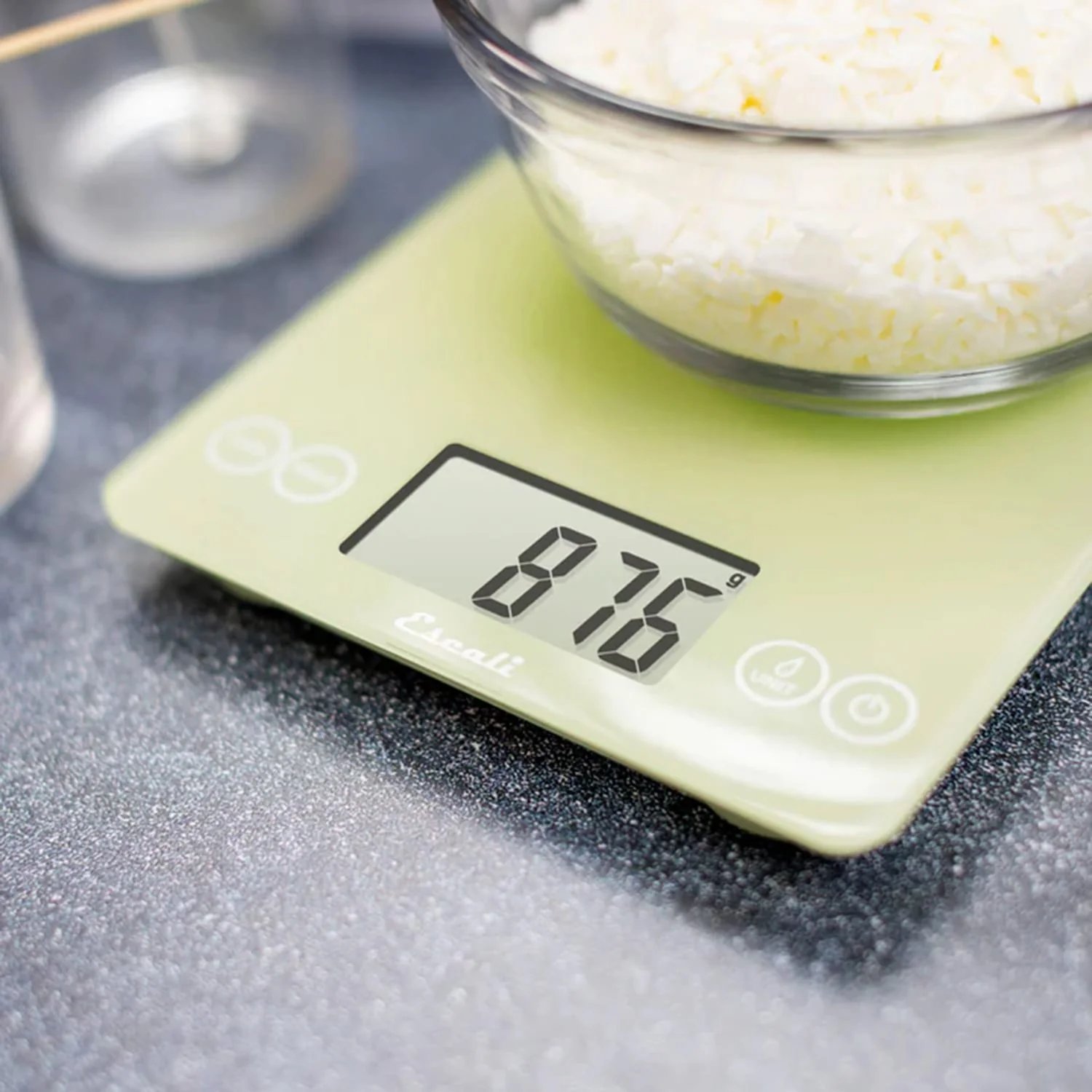Escali Arti Classic Glass Digital Scale, Green - Image 4