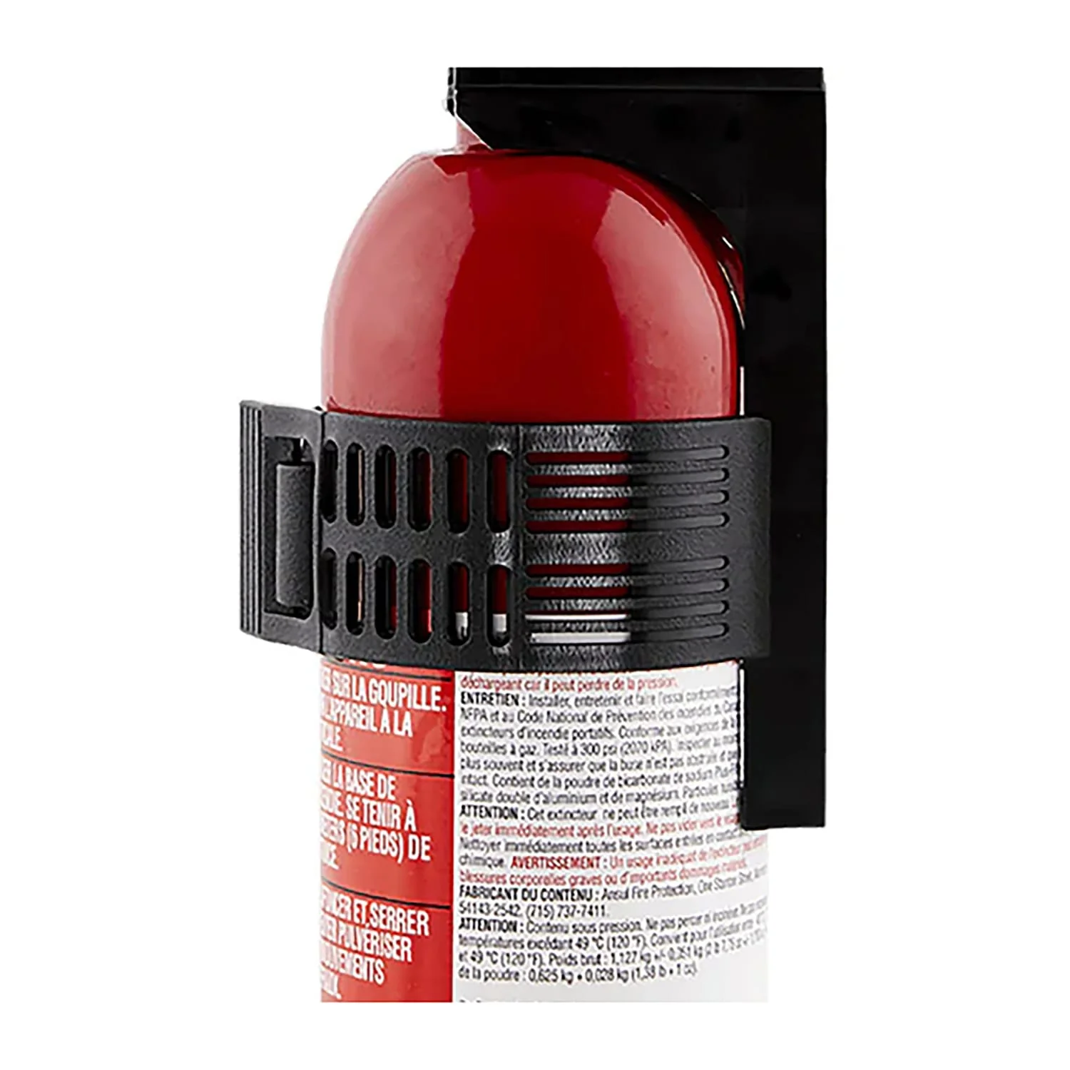 First Alert Rechargeable Auto Fire Extinguisher with Bracket and Strap, UL Rated R-B:C, AUTO5 - Image 4