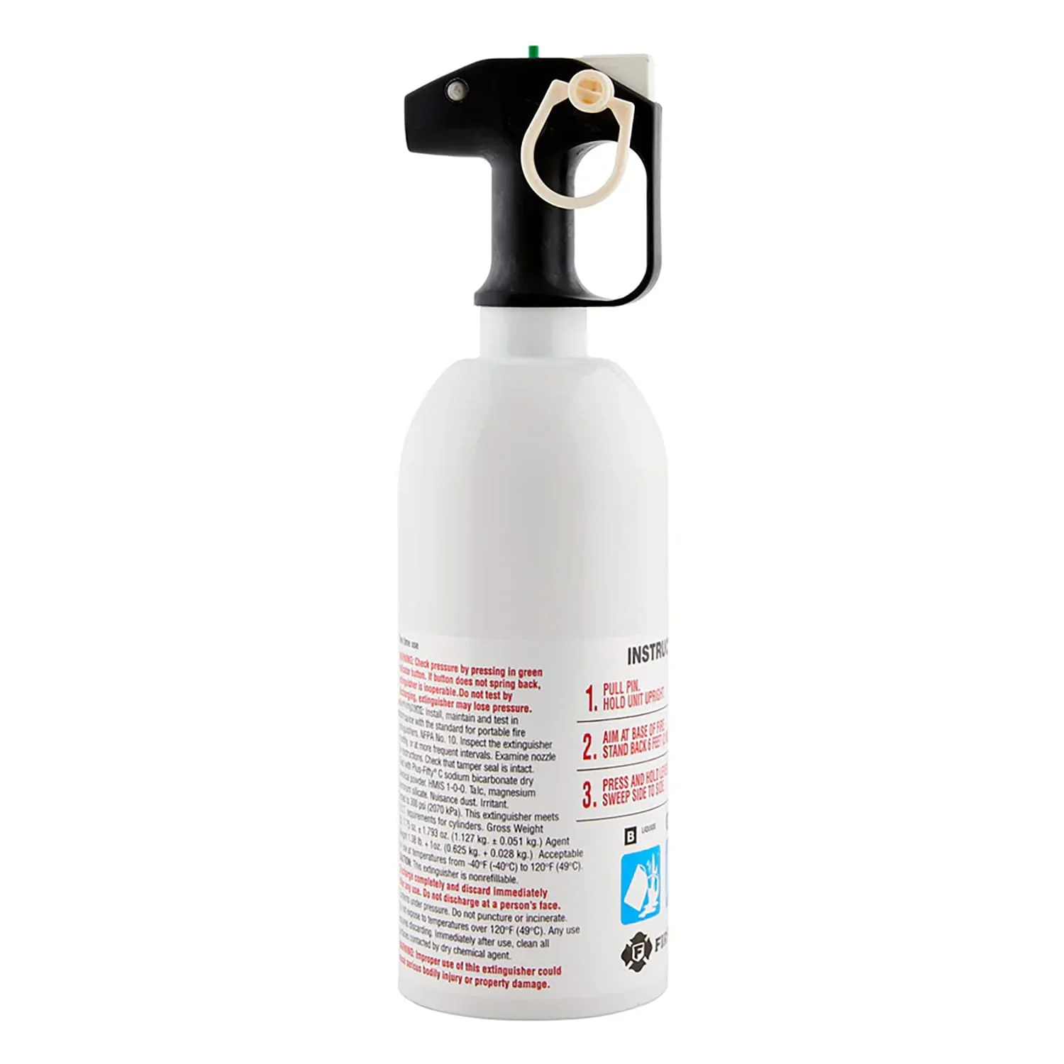 First Alert Rechargeable Kitchen Fire Extinguisher UL Rated 5-B:C, KITCHEN5 - Image 3