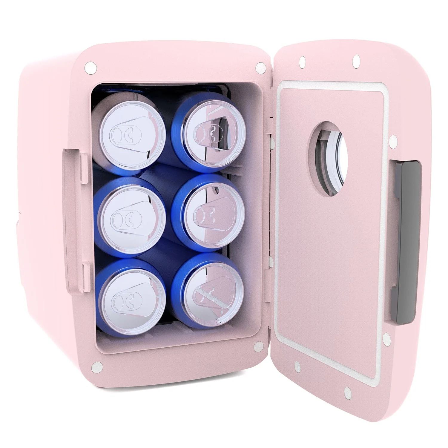 Frigidaire 0.14-Cu. Ft. Mini Fridge with Bluetooth Speaker Grille Door, Pink - Image 3