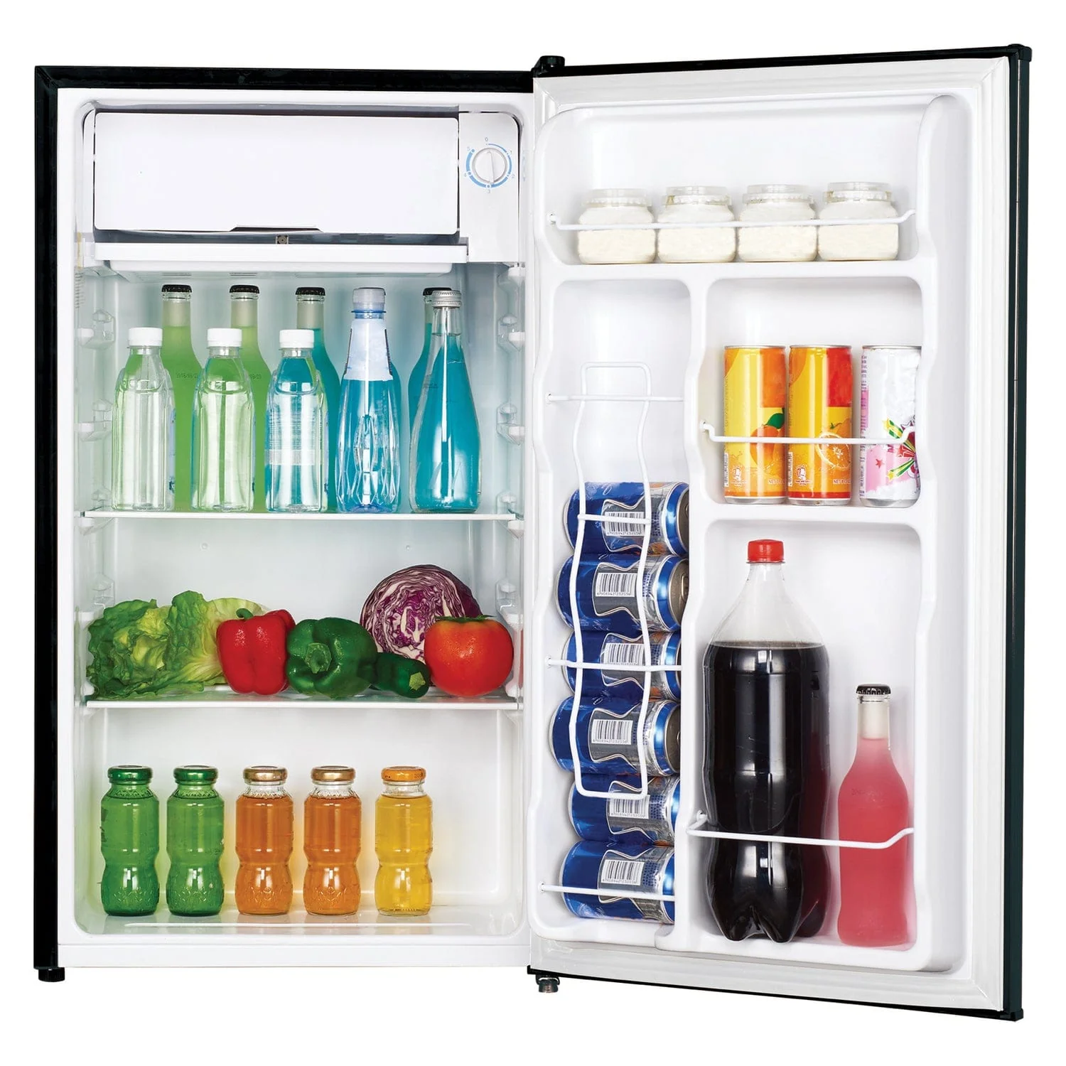 Frigidaire 3.2-Cu.-Ft. 65-Watt Eraser-Board Door Retro Compact Fridge, Black - Image 3