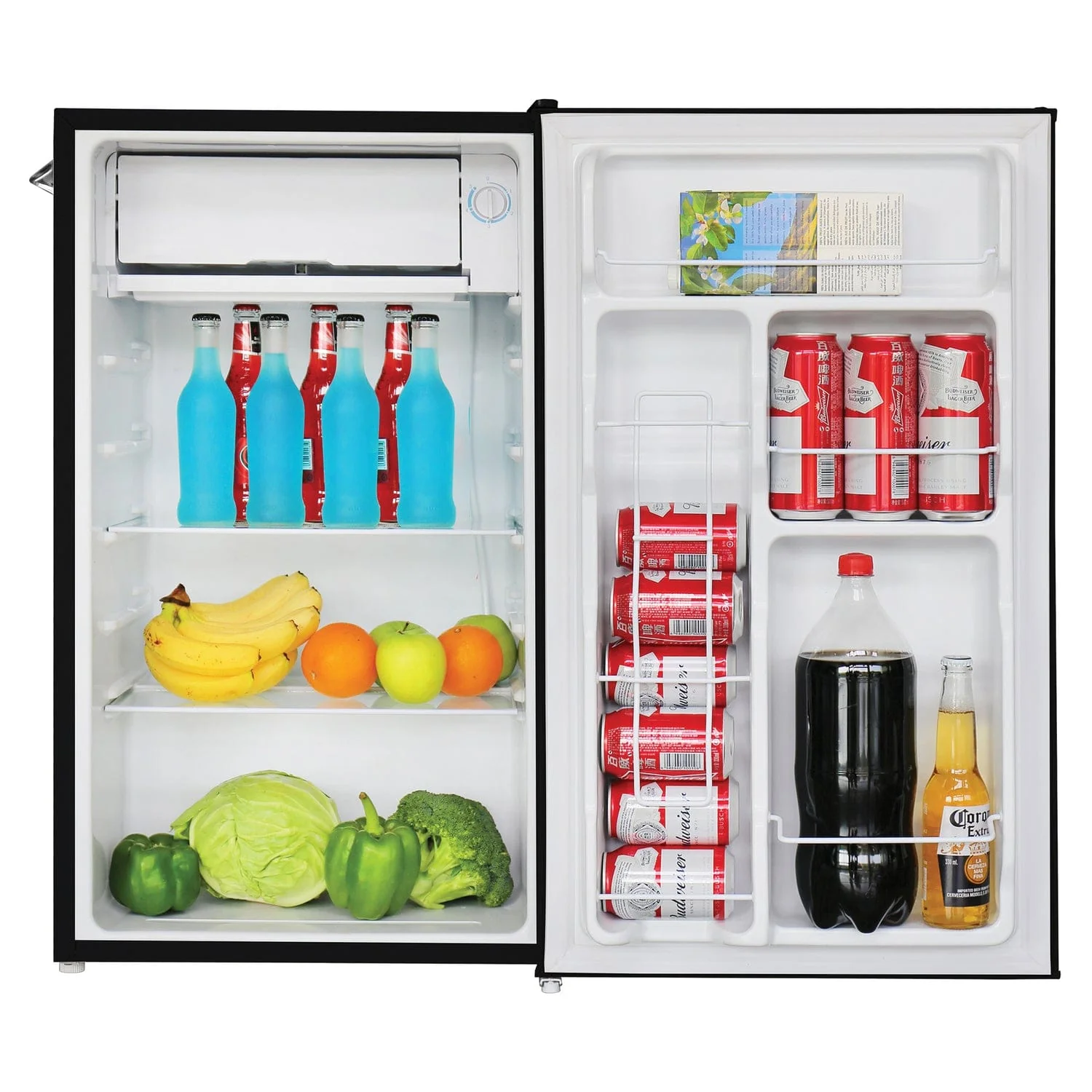 Frigidaire 3.2-Cu.-Ft. 65-Watt Eraser-Board Door Retro Compact Fridge, Black - Image 4