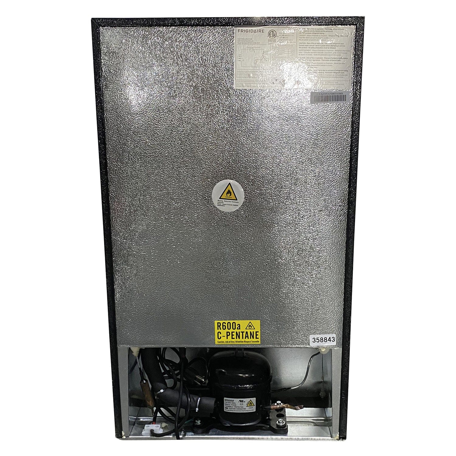 Frigidaire 3.2-Cu.-Ft. 65-Watt Eraser-Board Door Retro Compact Fridge, Black - Image 5