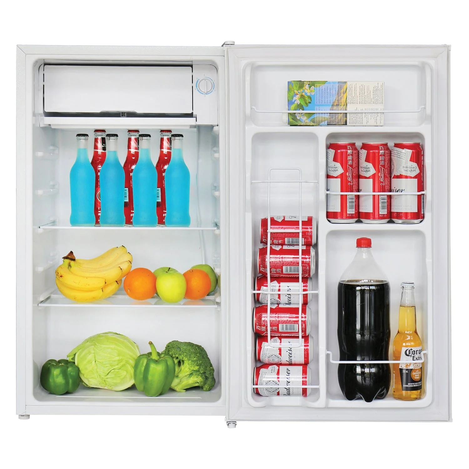Frigidaire 3.2-Cu.-Ft. 65-Watt Eraser-Board Door Retro Compact Fridge, White - Image 5