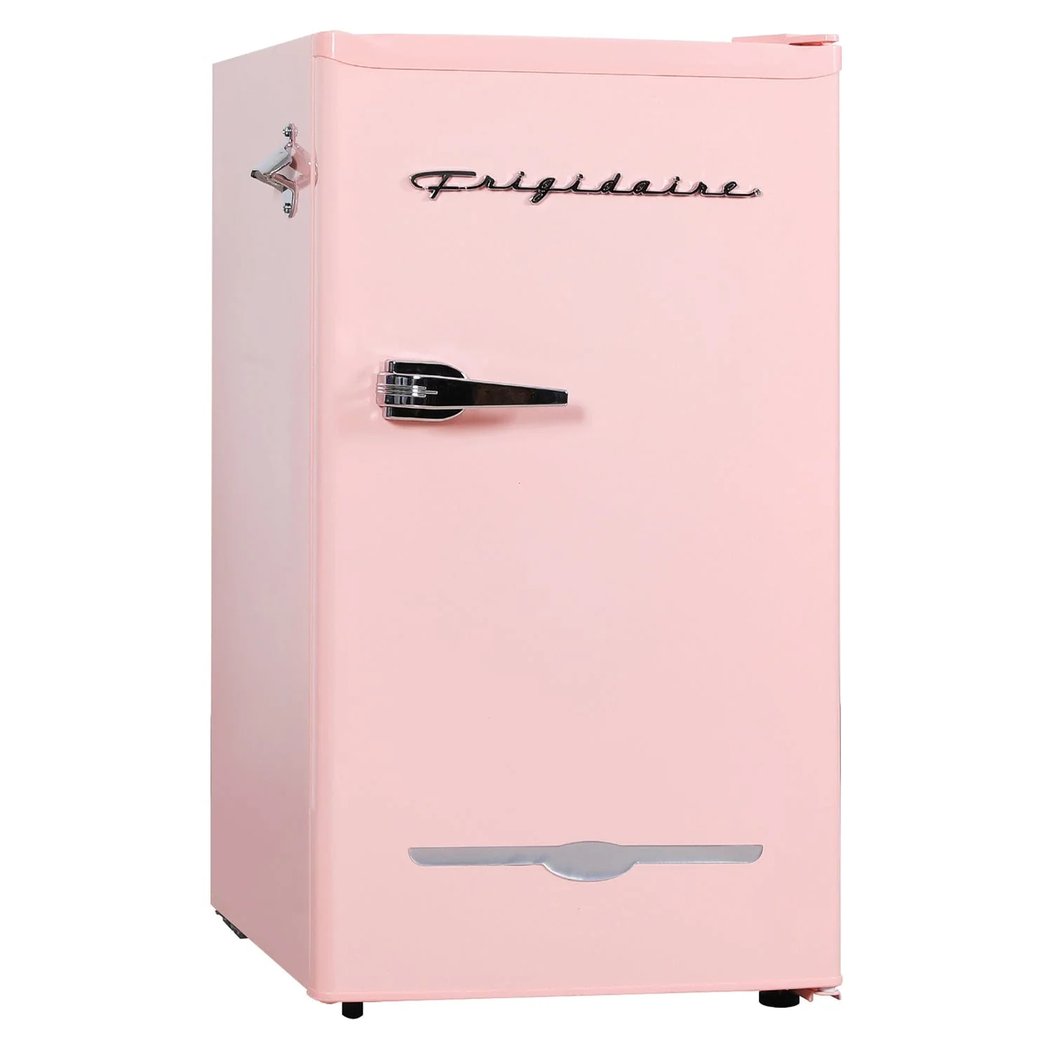 Frigidaire 3.2-Cu.-Ft. 65-Watt Retro Bar Fridge with Side Bottle Opener, Pink - Image 2