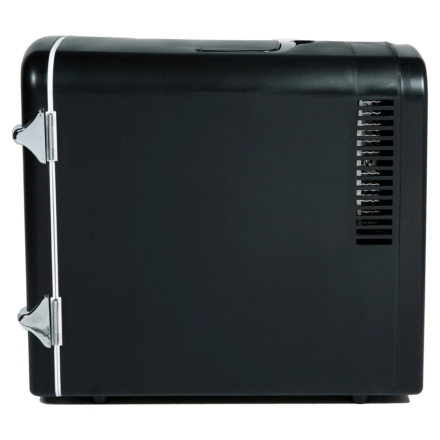 Frigidaire 9-Can 48-Watt Portable Retro Mini Refrigerator, Black - Image 4