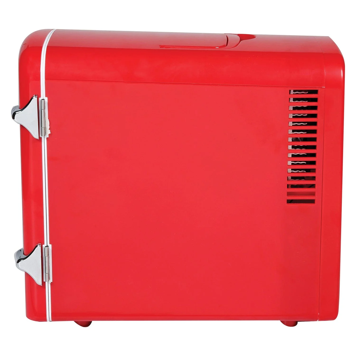 Frigidaire 9-Can 48-Watt Portable Retro Mini Refrigerator, Red - Image 4