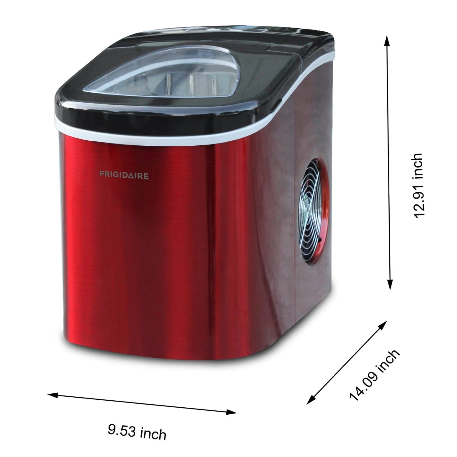 Frigidaire Portable Compact Ice Maker, 26 Lbs. per Day, Red - Image 5