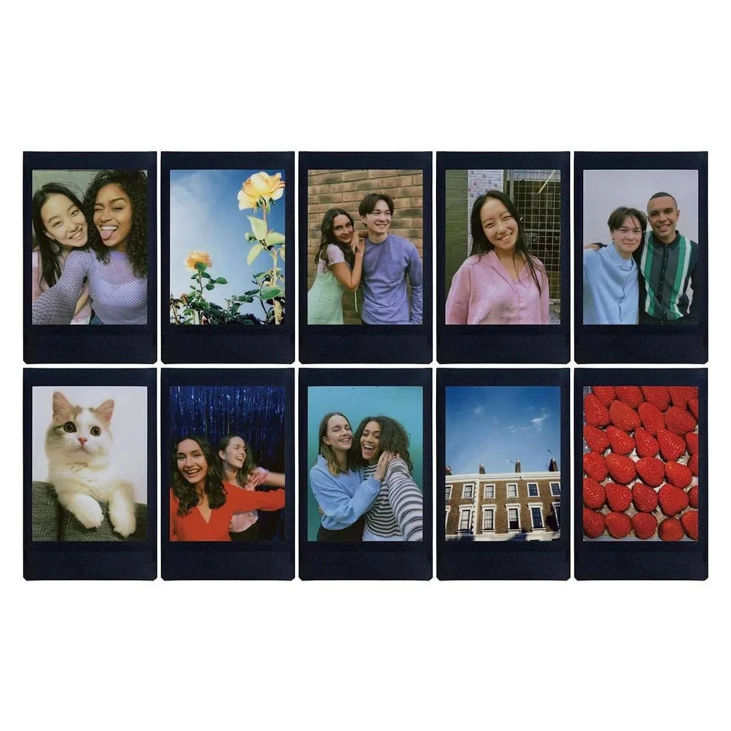Fujifilm instax mini Instant Film, 10 Pack, Black Border - Image 2