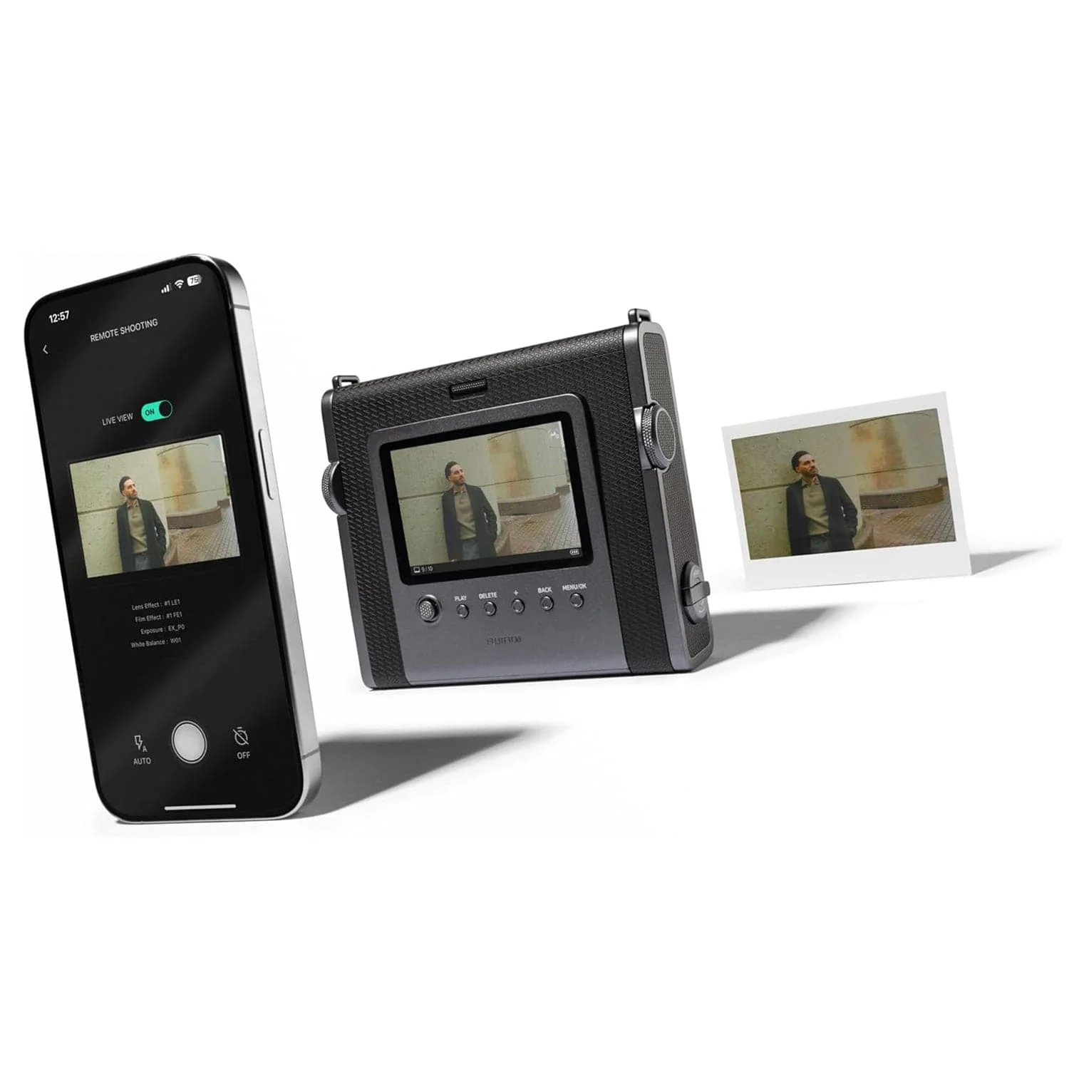 Fujifilm instax WIDE Evo Hybrid Instant Film Camera with Effects and Smartphone Printer - Image 3