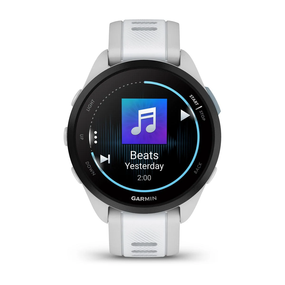 Garmin Forerunner 165 Music Running Smartwatch, GPS, WiFi, Mist Gray/Whitestone - Certified Refurbished - Image 4