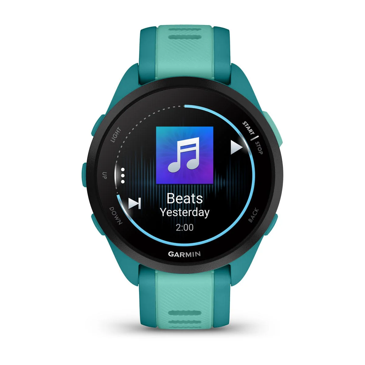 Garmin Forerunner 165 Music Running Smartwatch, GPS, WiFi, Turquoise/Aqua - Certified Refurbished - Image 4