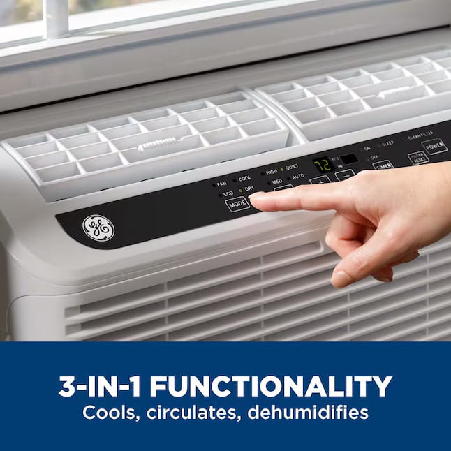 GE 6400 BTU Small Room Window Air Conditioner, Remote Included, 115-Volt, Energy Star Certified - Certified Refurbished - Image 6