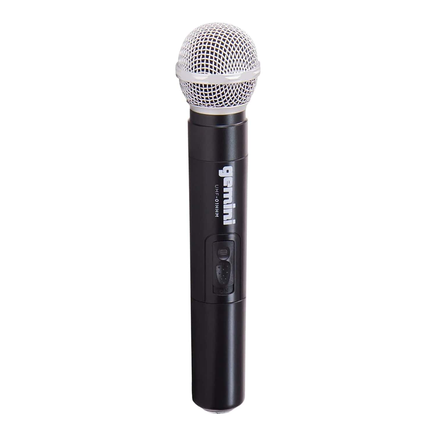 Gemini UHF-04M-S1234 UHF 4-Channel Wireless Microphone System with 4 Handheld Microphones and Receiver - Image 3