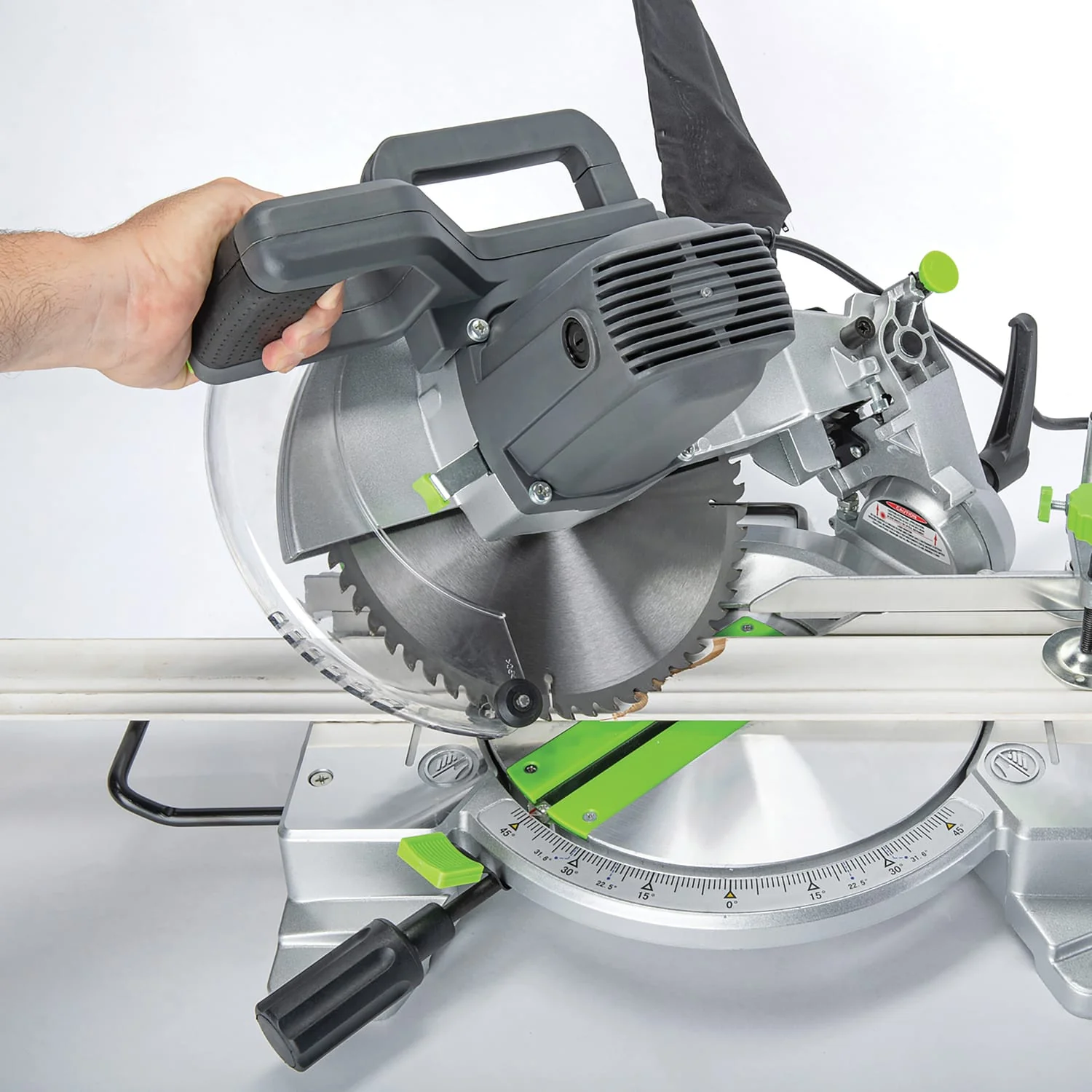 Genesis 15-Amp 10-In. Compound Miter Saw with Laser Guide and Blade - Image 3