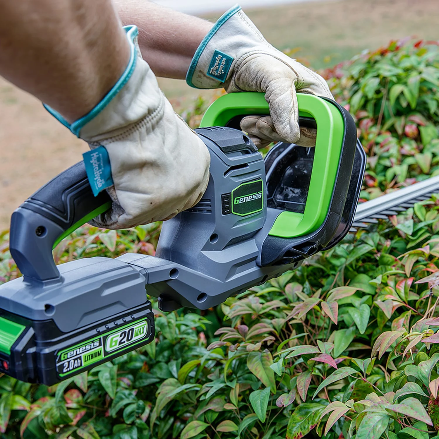 Genesis G20Max 20-Volt 20-In. Cordless Hedge Trimmer - Image 3
