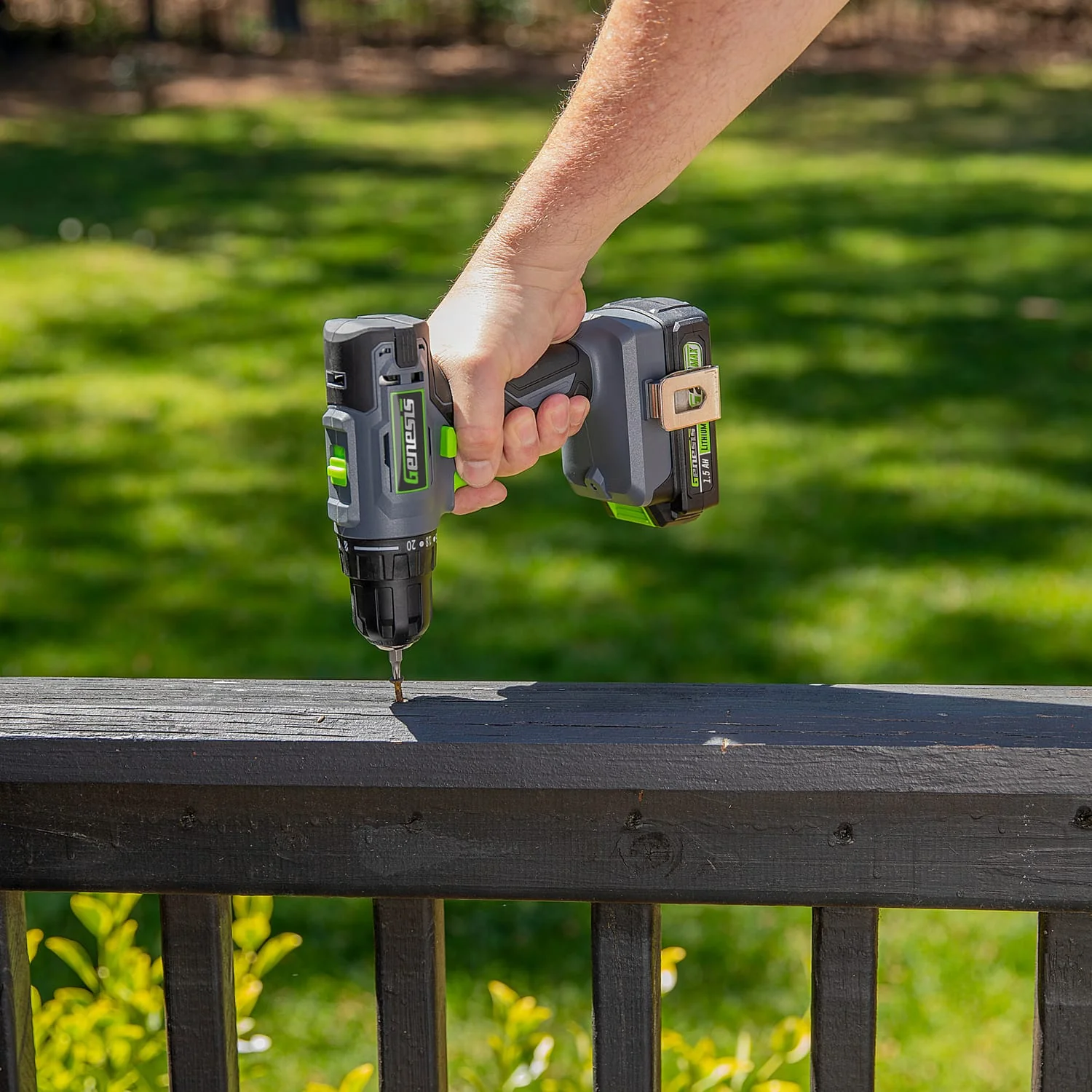 Genesis G20MAX 20-Volt Cordless Li-Ion 2-Speed 3/8-In. Drill Driver, GLCD2038B - Image 2