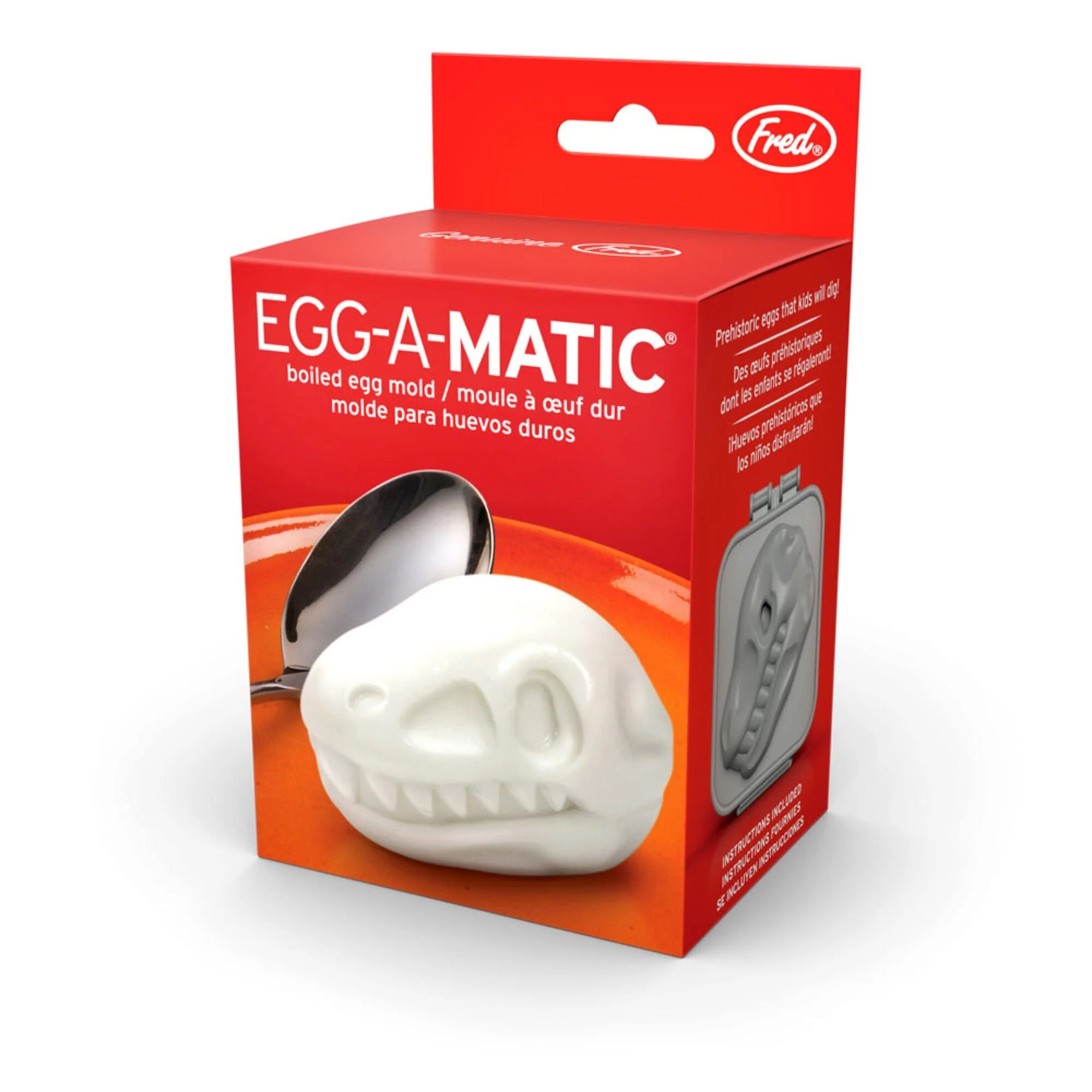 Genuine Fred Dino MATIC Hard-Boiled Egg Mold, Small - Image 3
