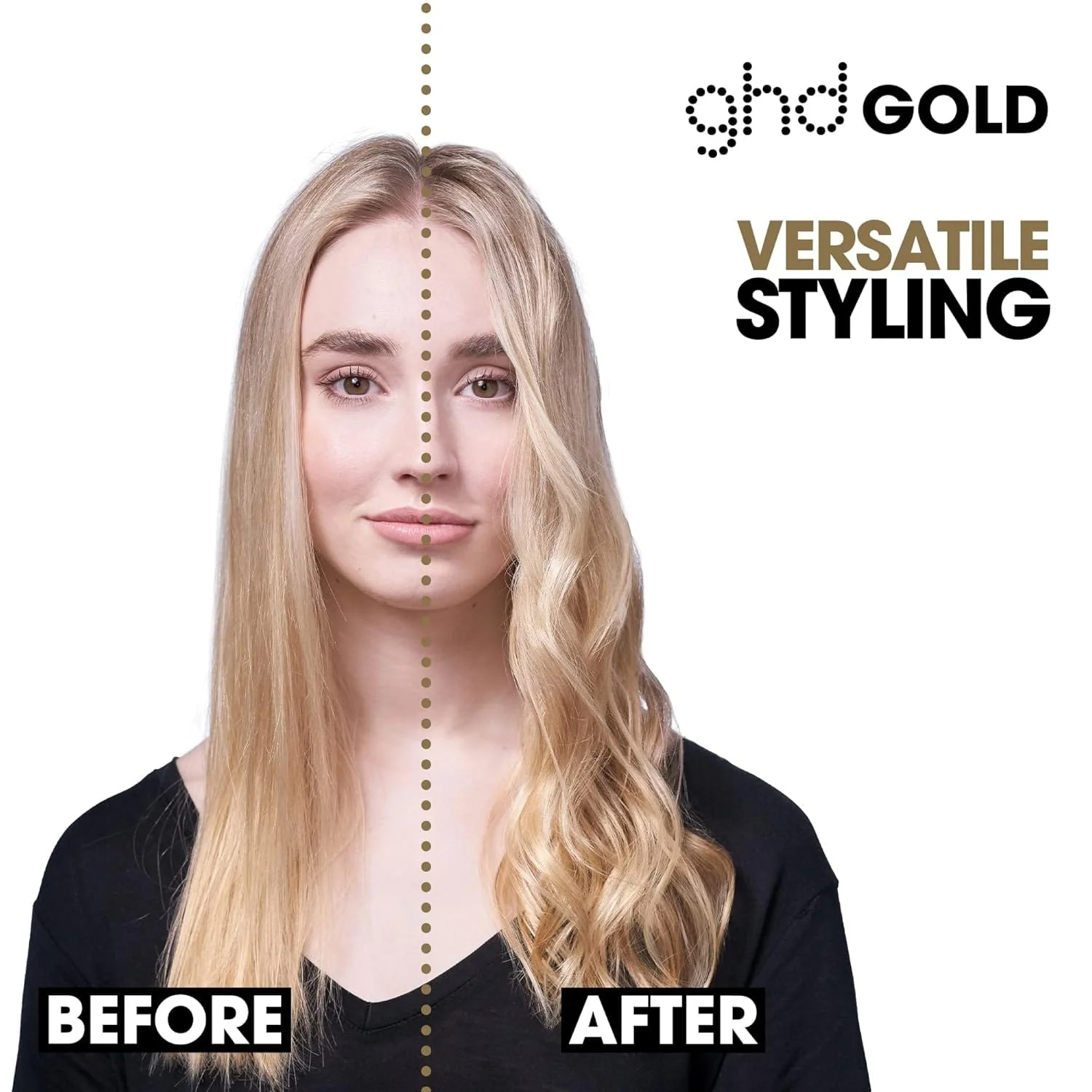 ghd Gold 0.5"- 2" Flat Iron Hair Straightener, Professional Ceramic Styling Tool for Smoother, Stronger Hair & Color Protection - Image 3