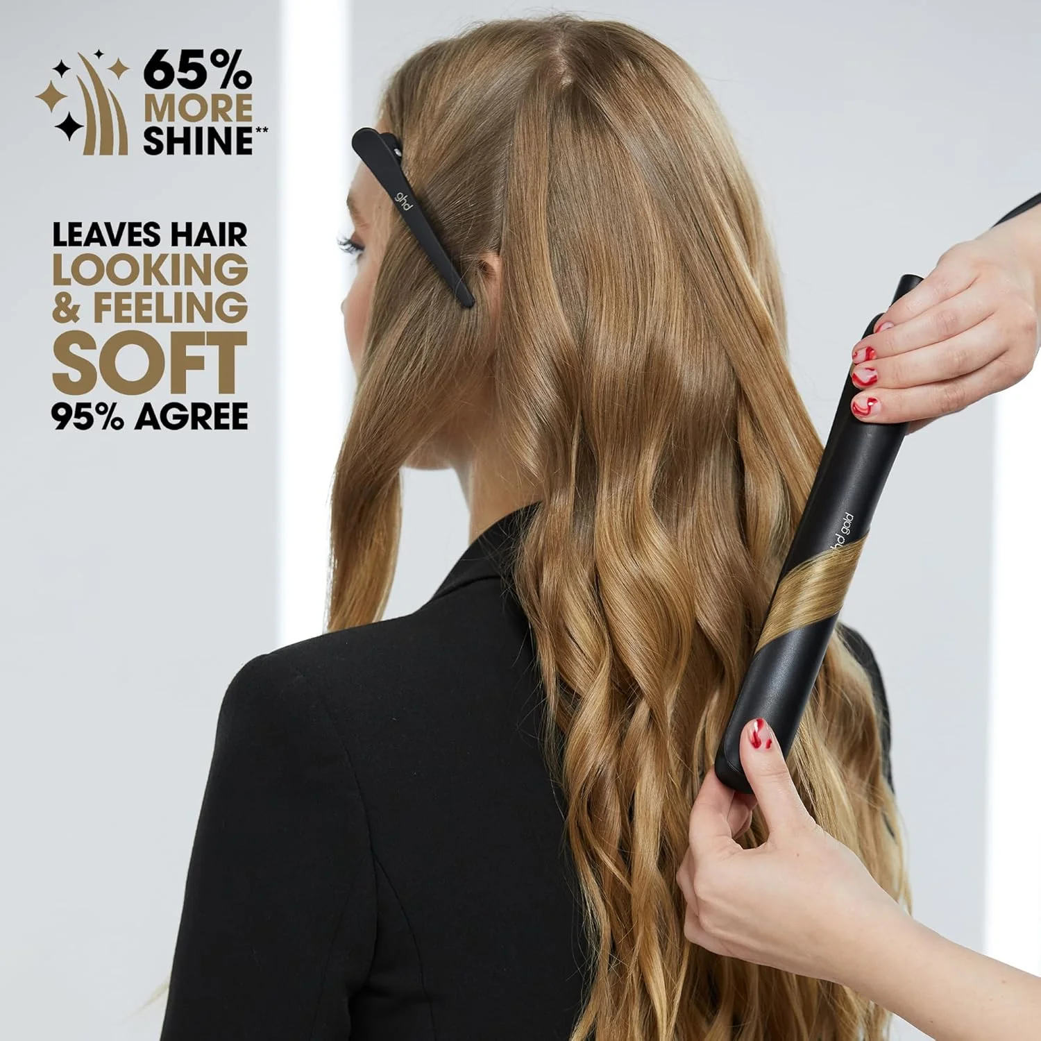 ghd Gold 0.5"- 2" Flat Iron Hair Straightener, Professional Ceramic Styling Tool for Smoother, Stronger Hair & Color Protection - Image 4